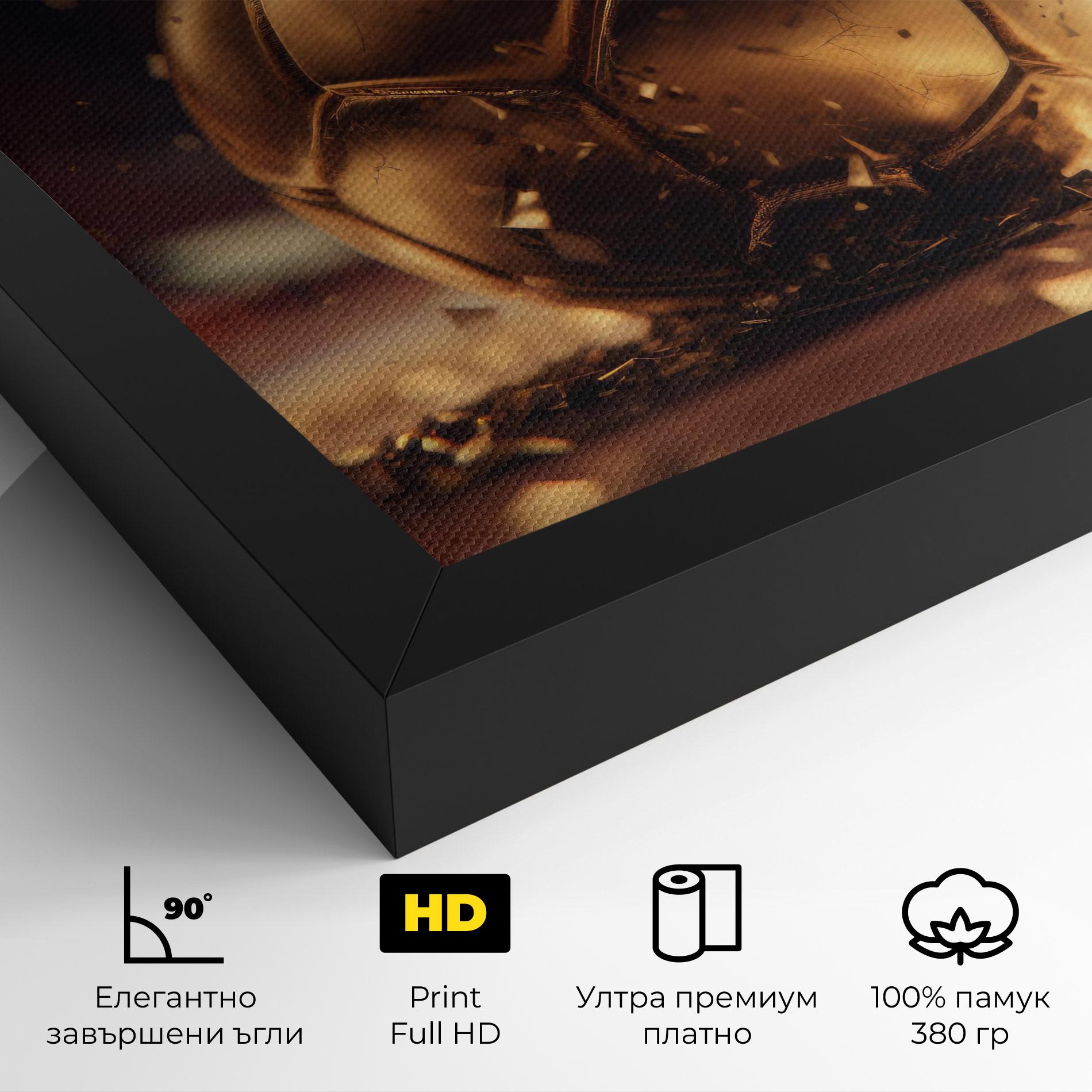 Картина на платно Award For Football mockup 4