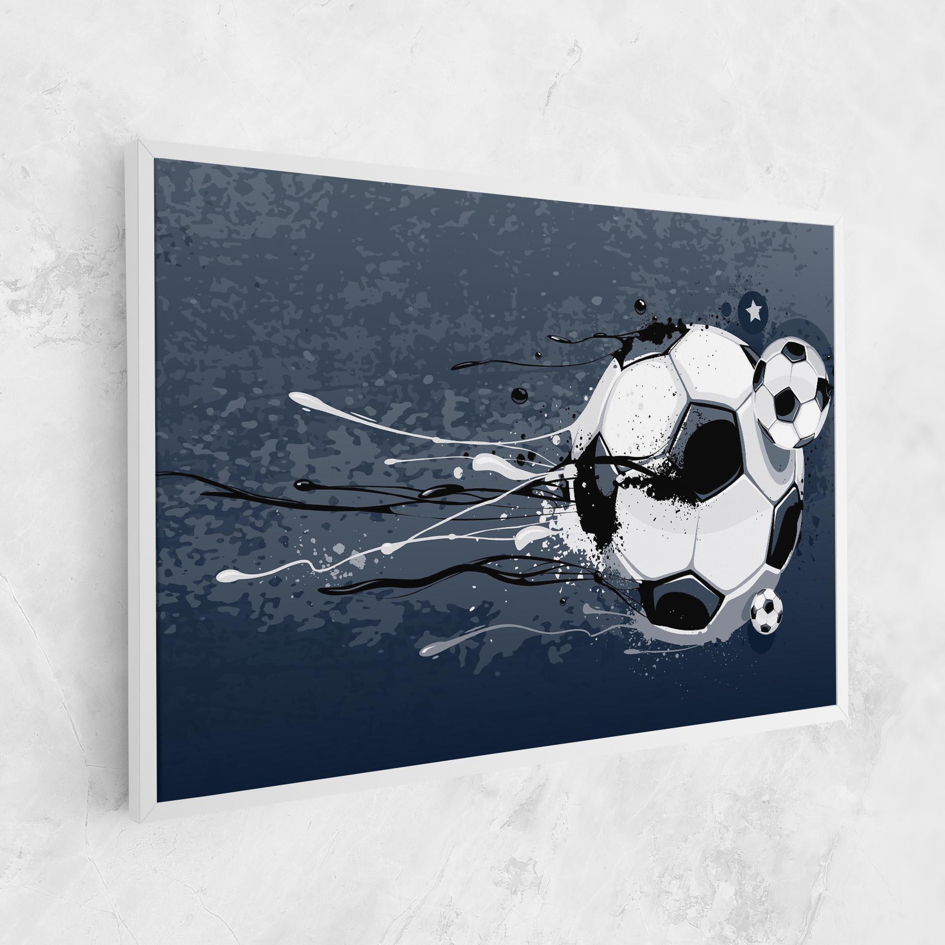 Картина на платно Blue Football mockup 1