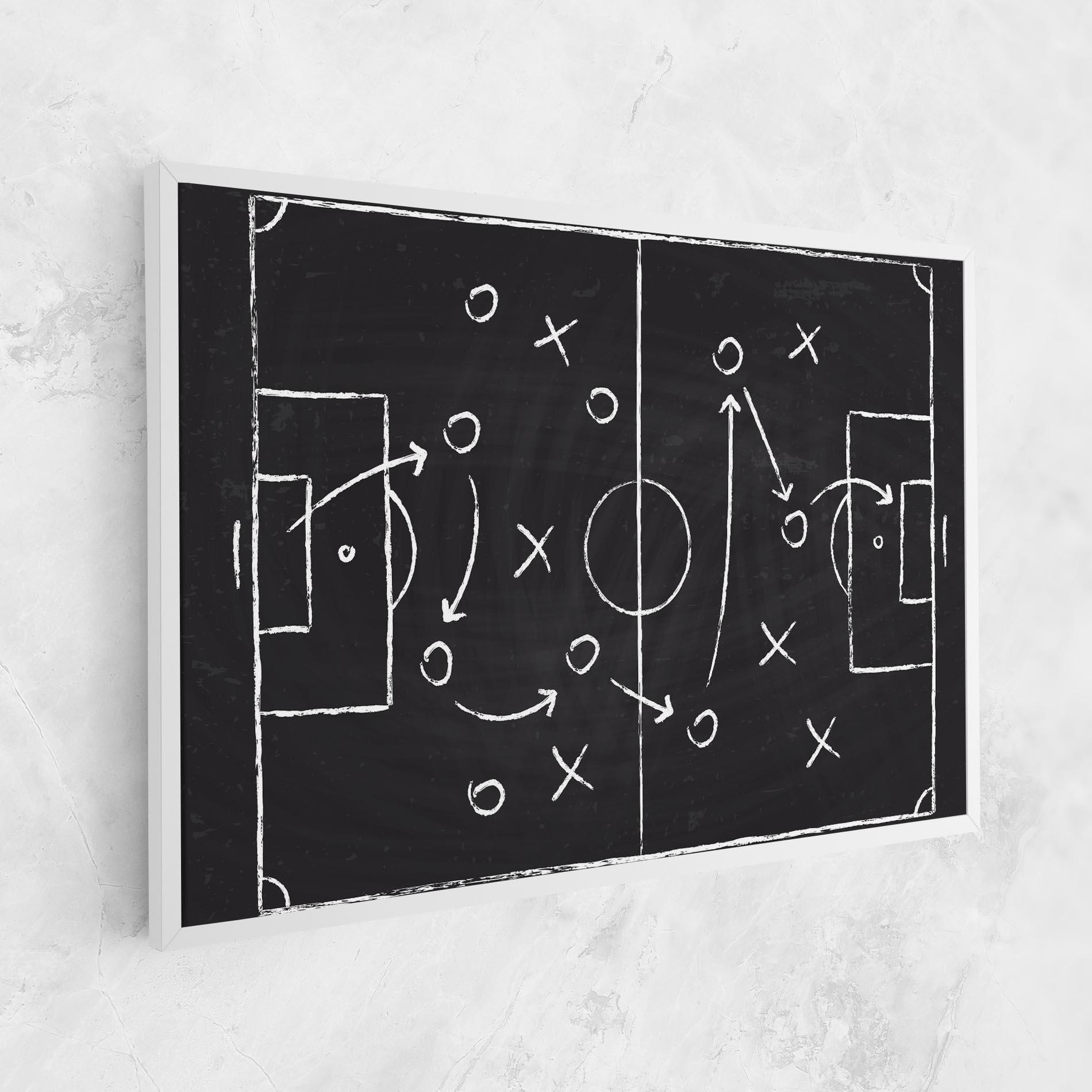 Картина на платно Grey Board Football mockup 1