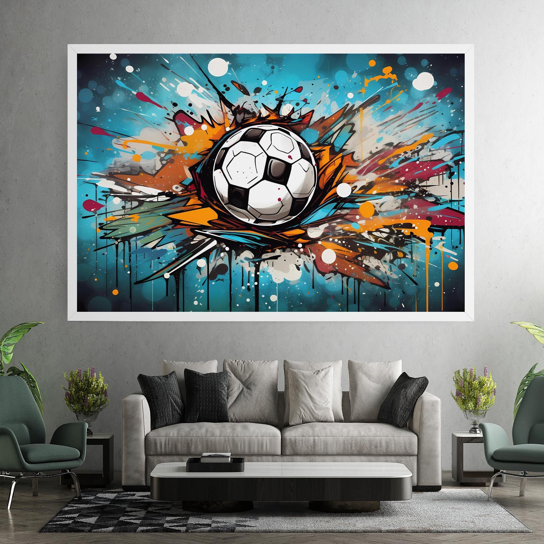 Football Graffiti Style mockup 7
