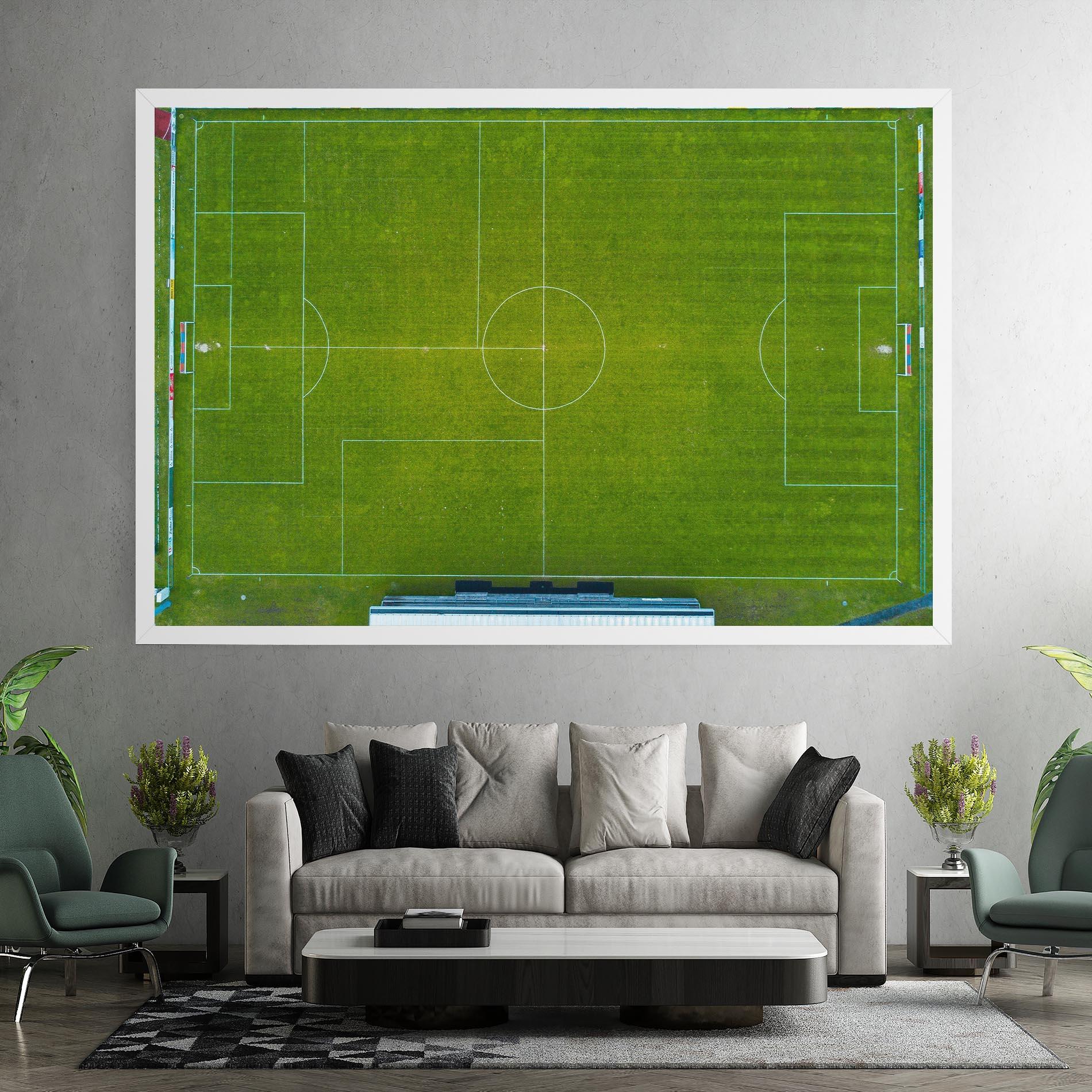 Картина на платно Green Football Field mockup 7