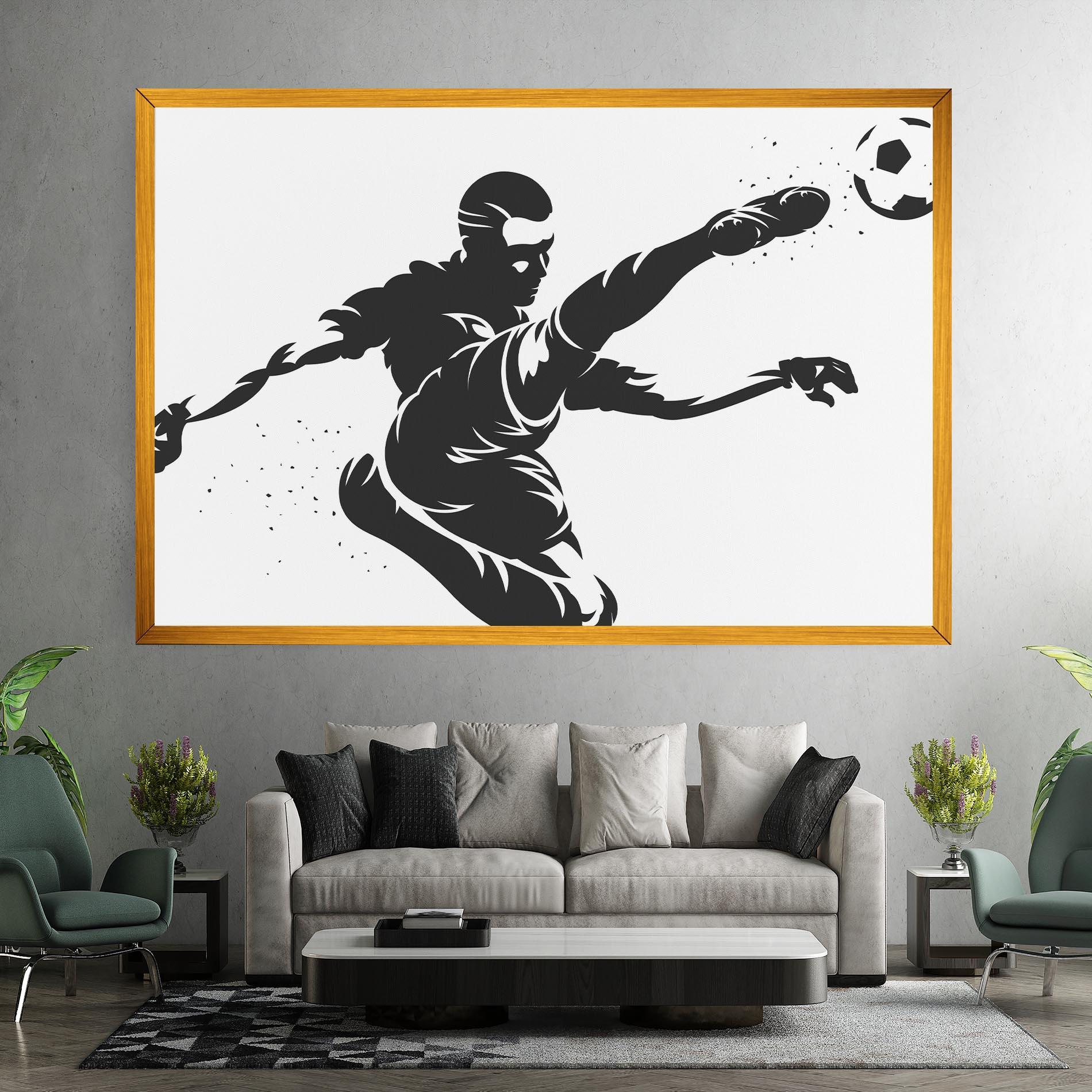 Картина на платно Air Football mockup 7