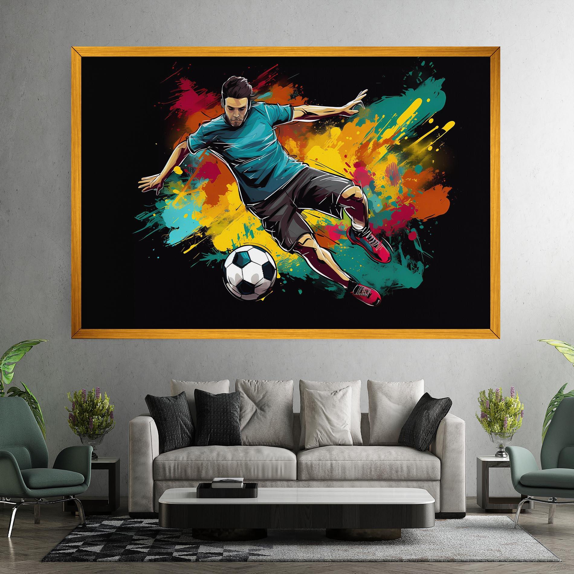 Картина на платно Foot Force mockup 7