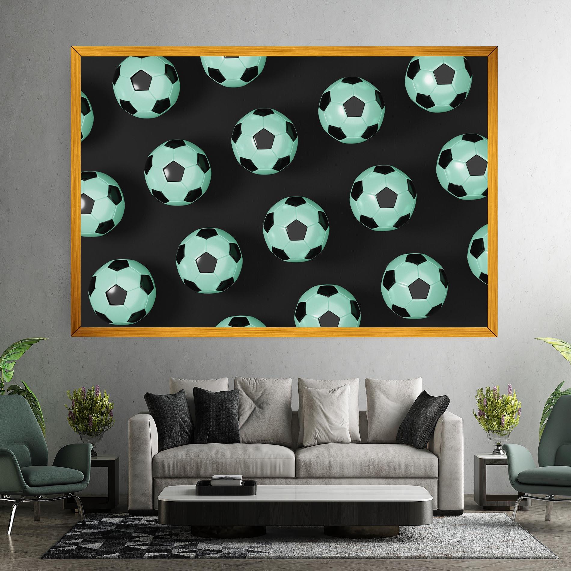 Картина на платно Green Light Football mockup 7