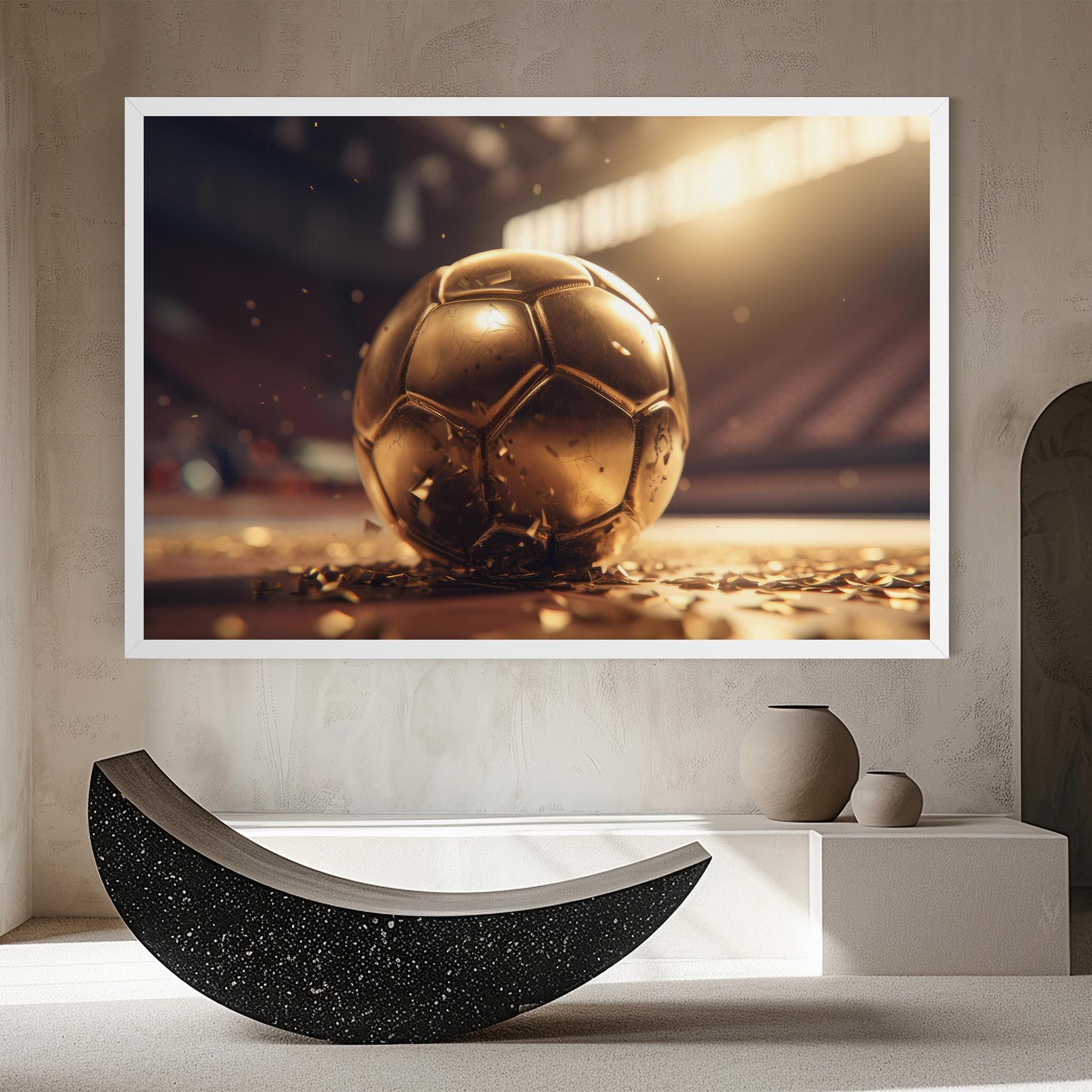 Картина на платно Award For Football mockup 8