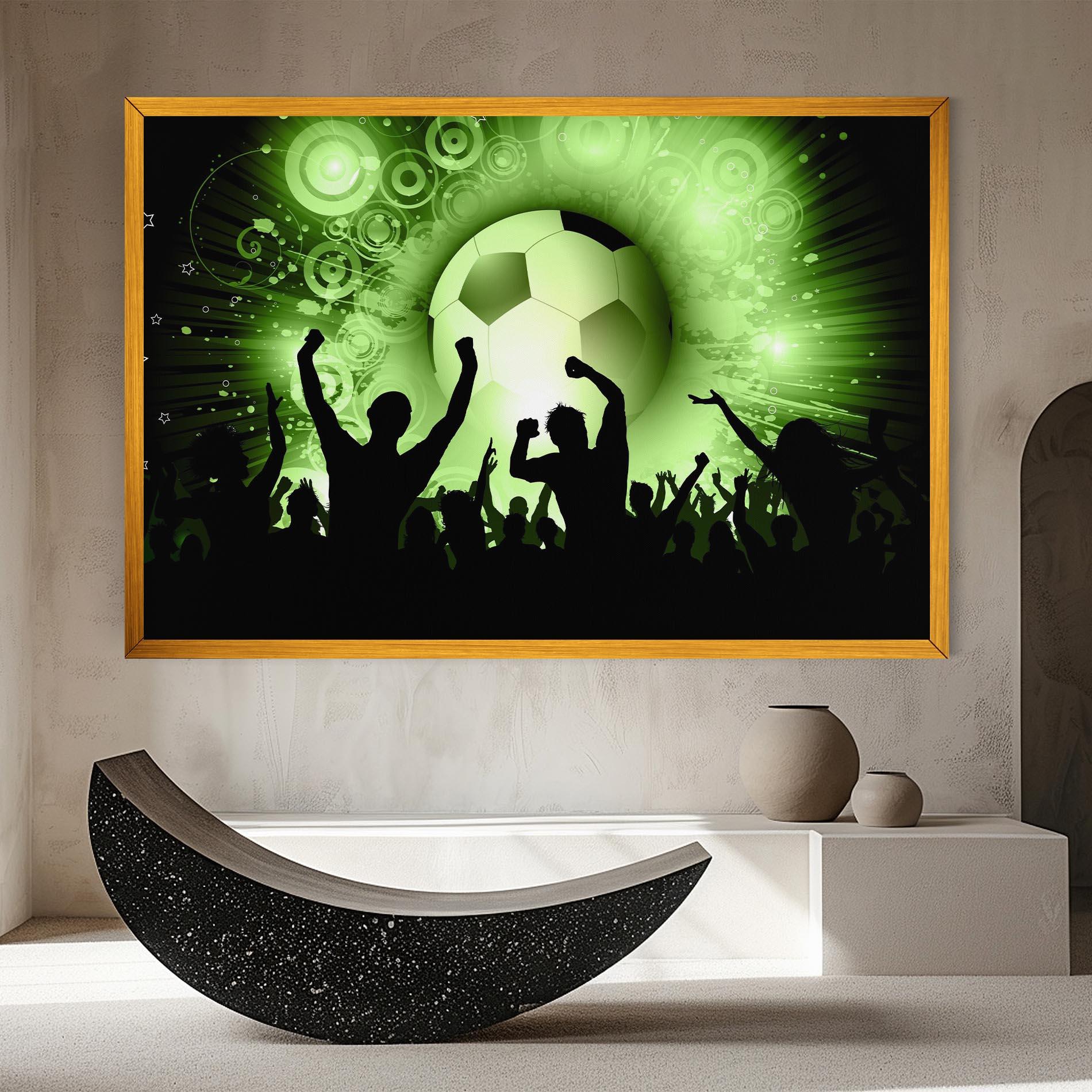 Картина на платно Football Crowd mockup 8