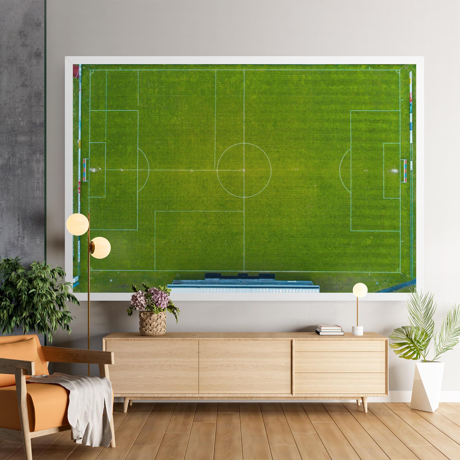Картина на платно Green Football Field mockup 9