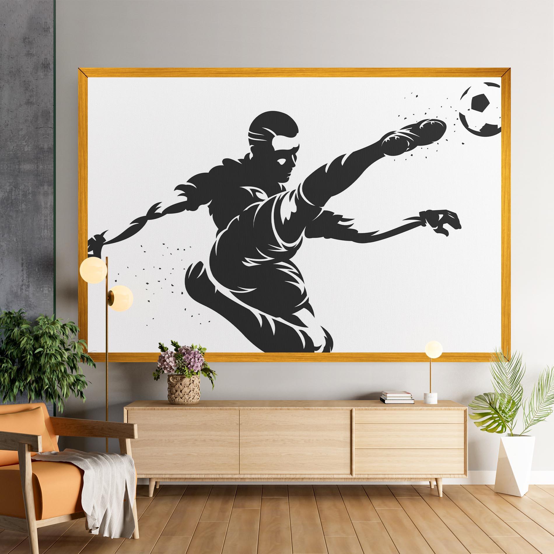 Картина на платно Air Football mockup 9