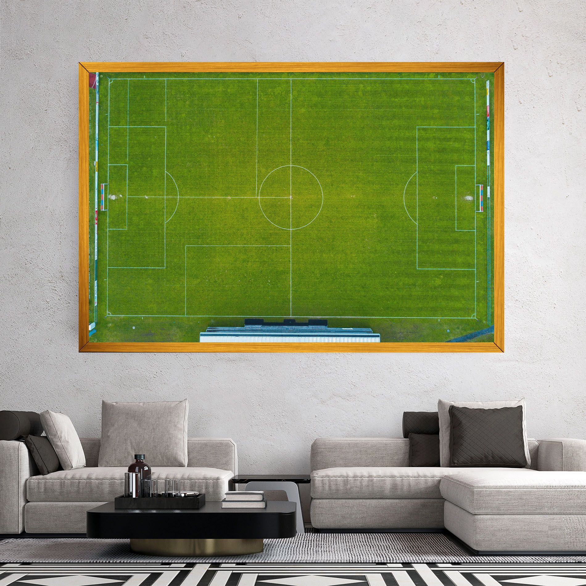 Green Football Field mockup 2