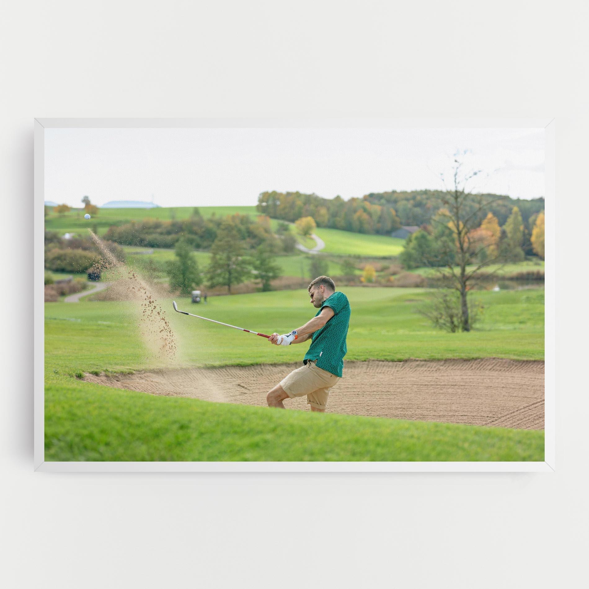 Картина на платно Green Tshirt Golf Player mockup 0