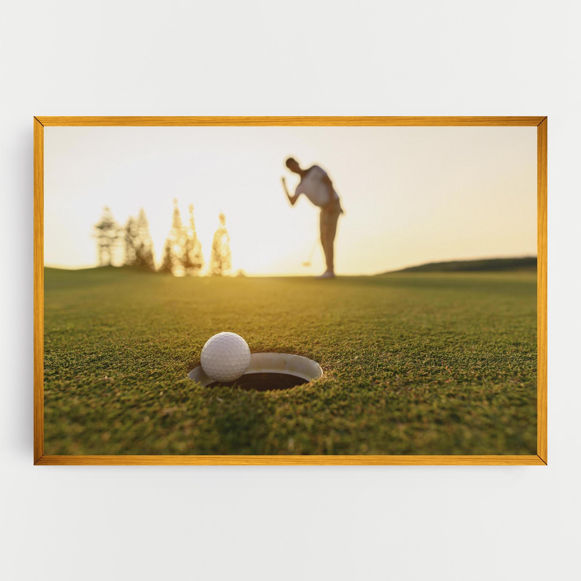 Картина на платно Golfer Concept mockup 0