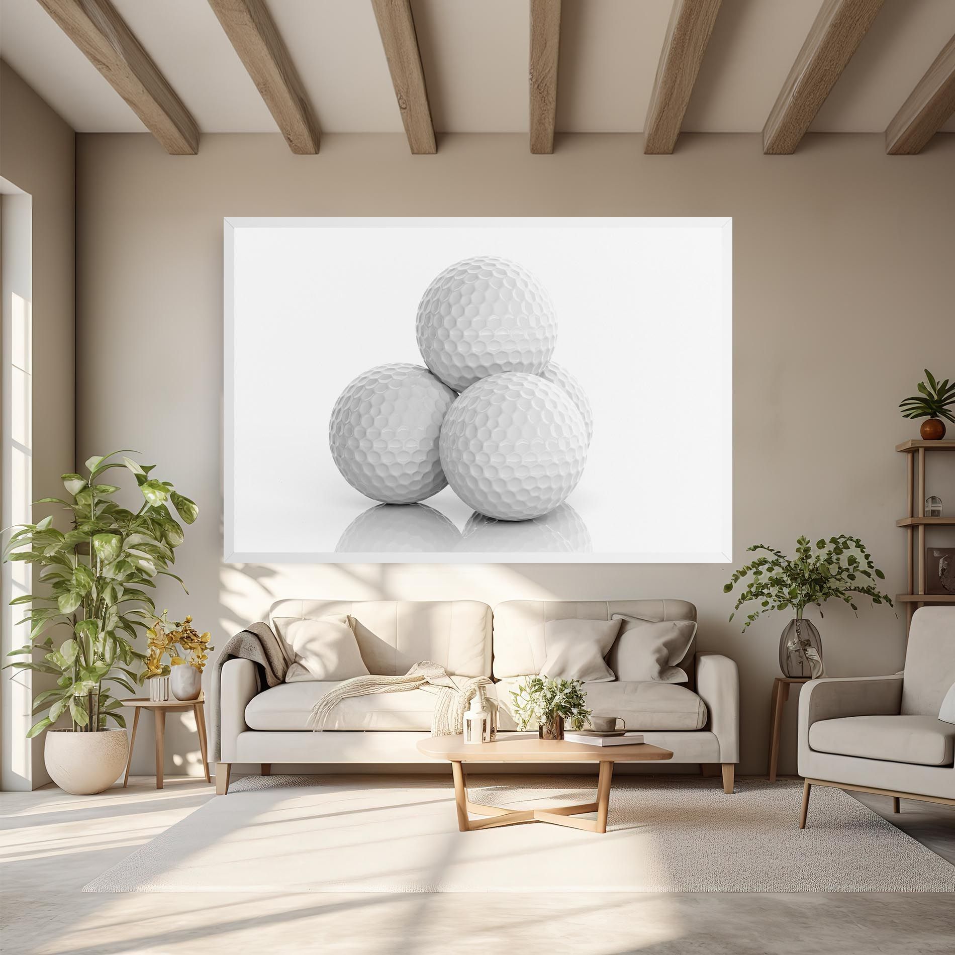 3d Golf Balls mockup 6