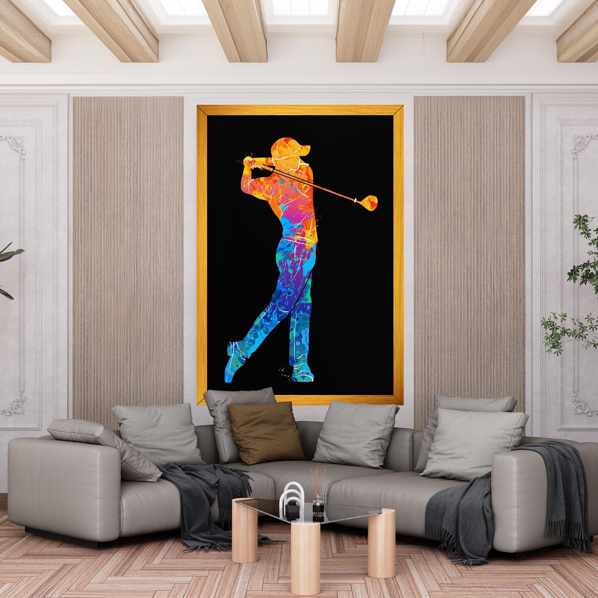 Картина на платно Color Mix Golf mockup 6