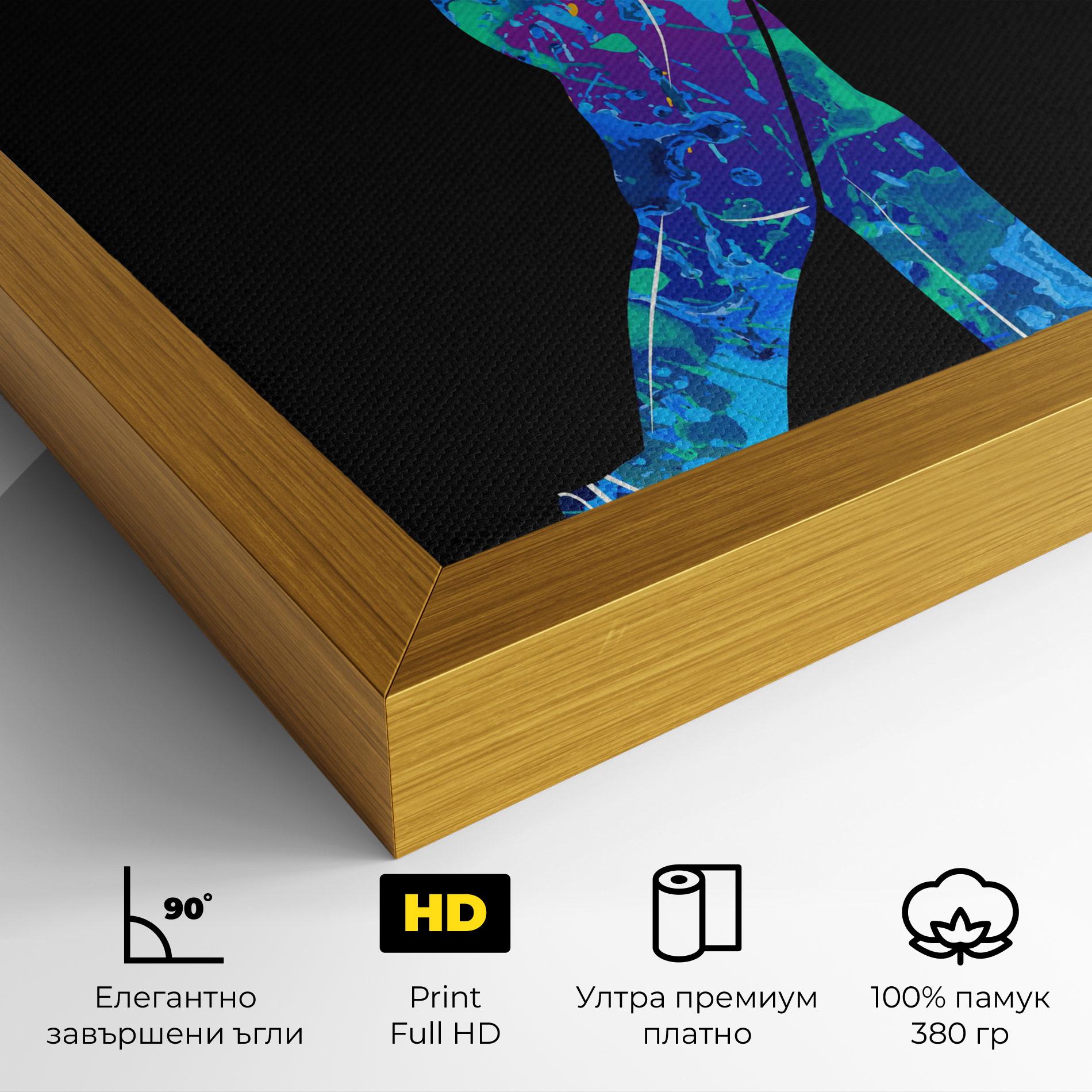 Картина на платно Color Mix Golf mockup 4