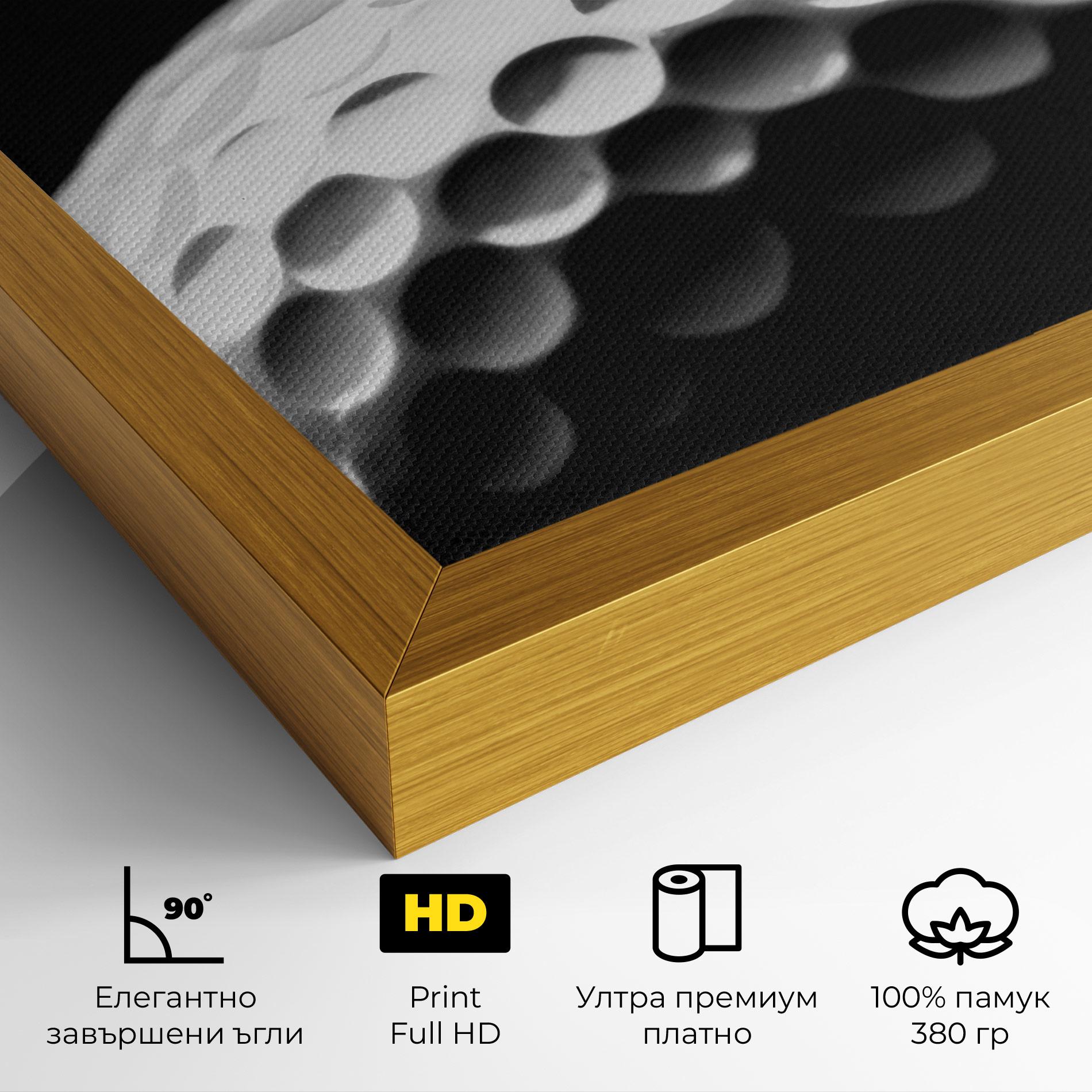Картина на платно Golf Ball Close Up mockup 4