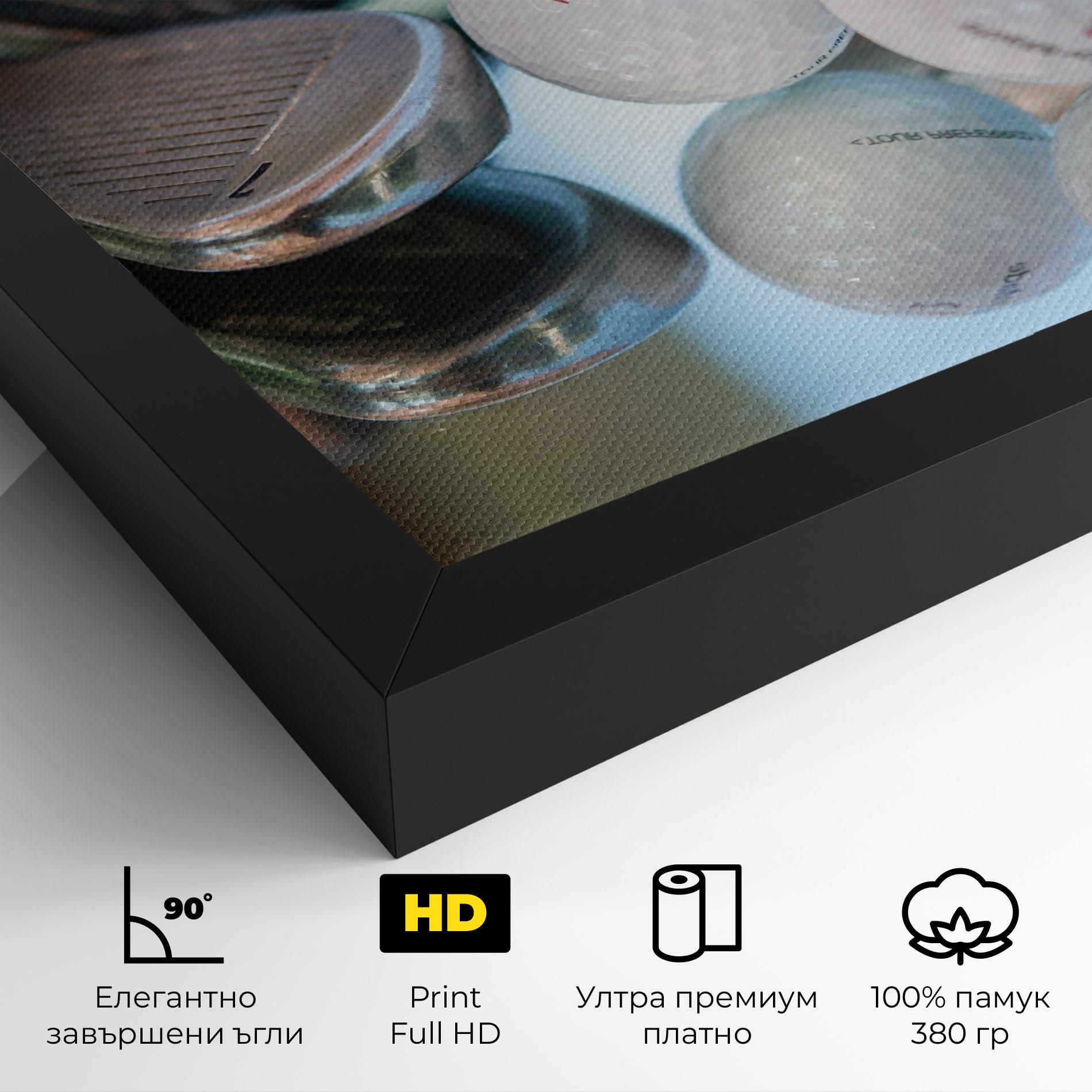 Картина на платно Golf Balls Set mockup 4