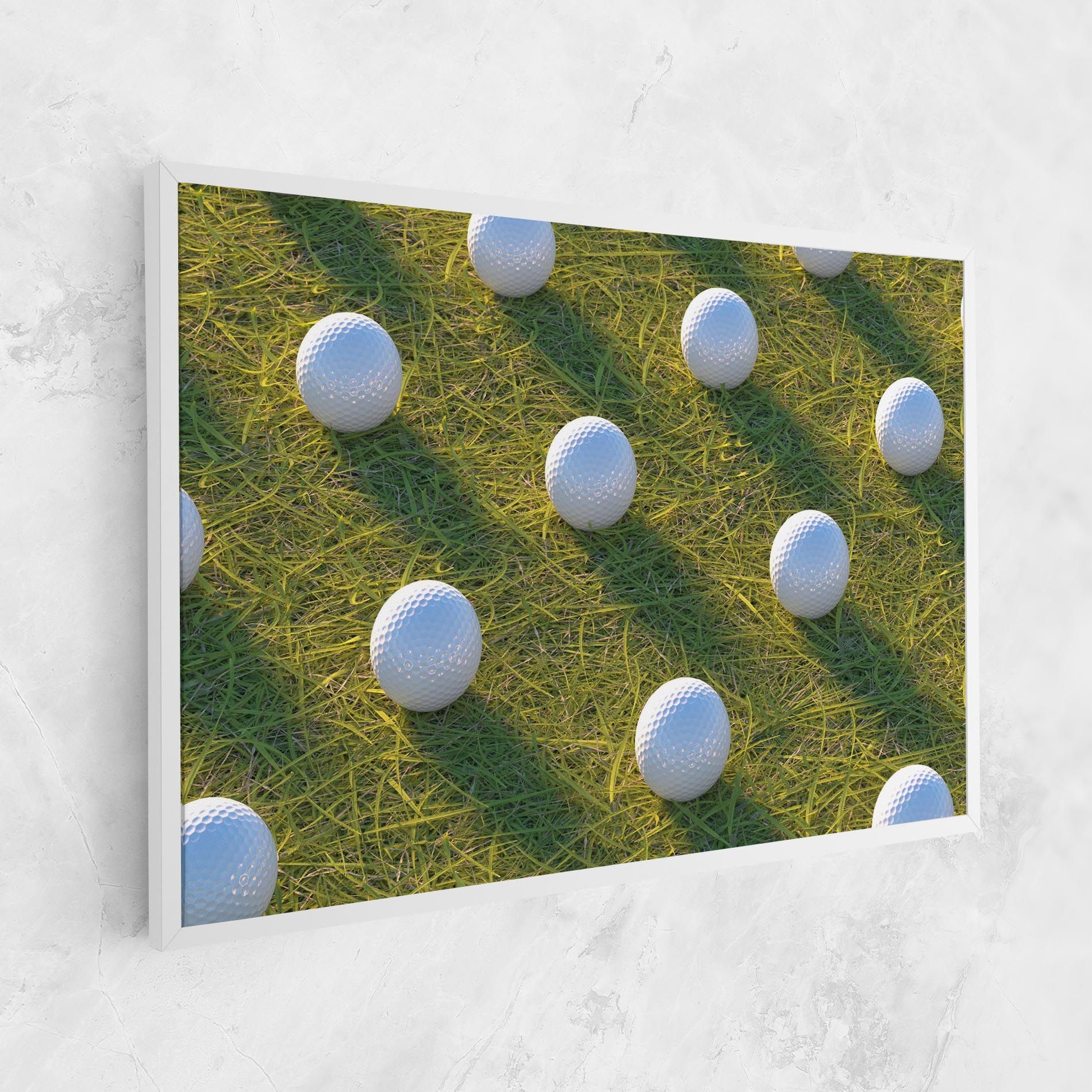 Golf Ball On Grass mockup 1