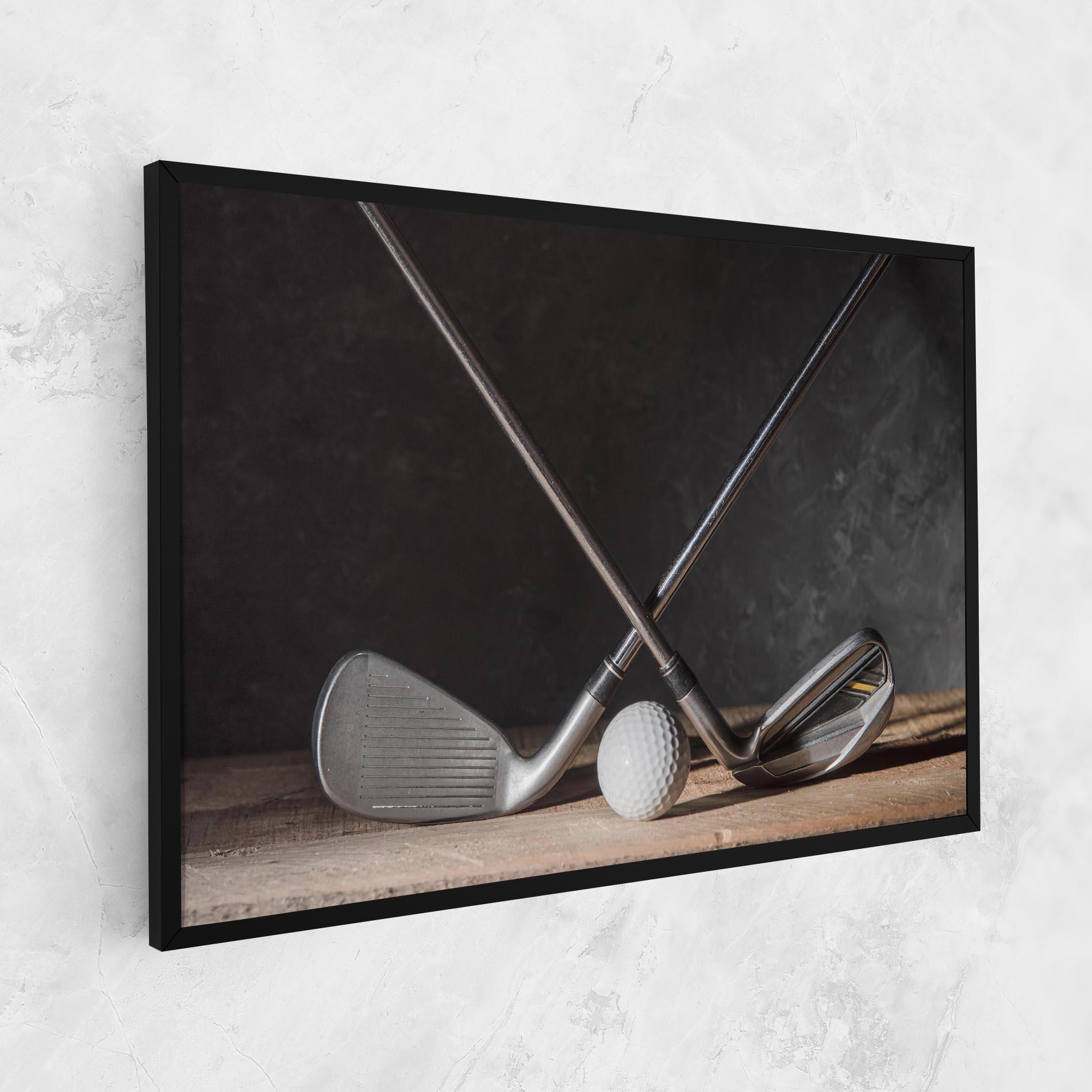 Картина на платно Golf Club Ball mockup 1