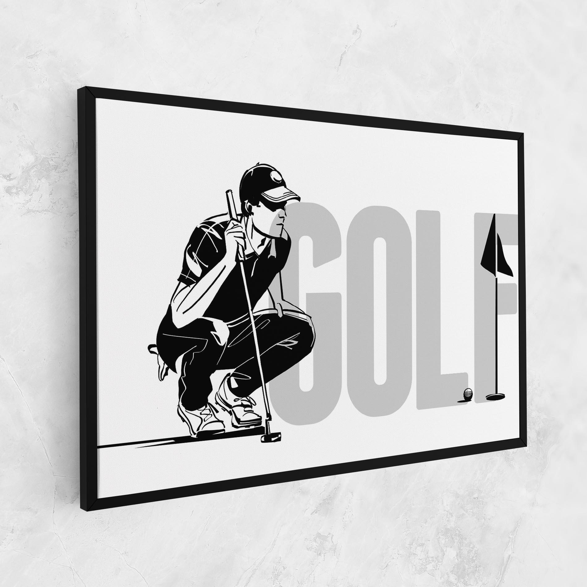 Картина на платно Golf mockup 1