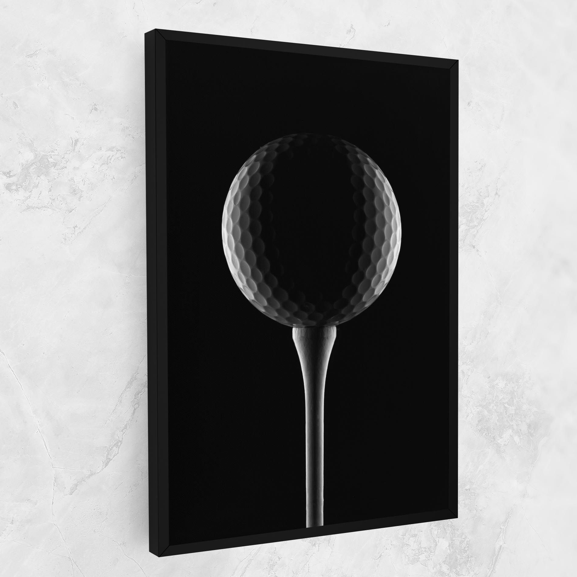 Golf Ball Black mockup 1