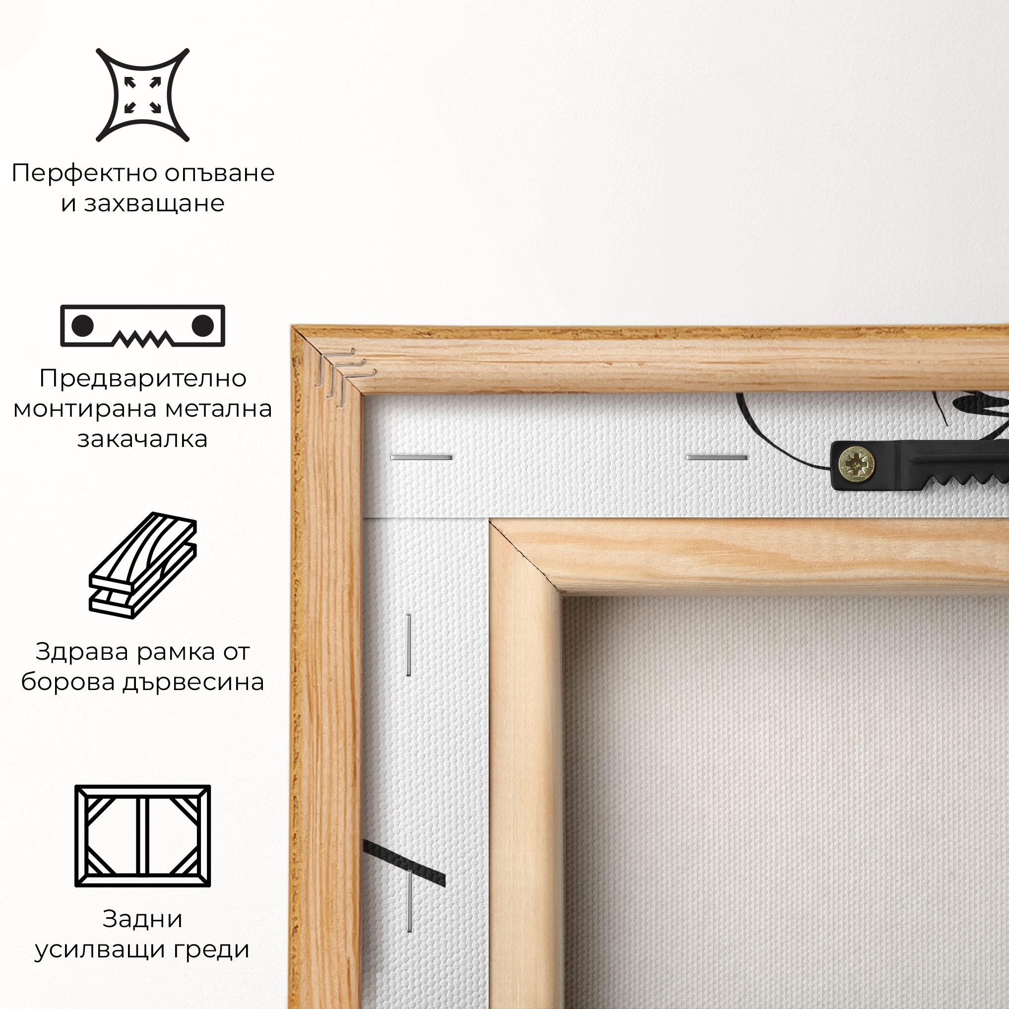 Картина на платно Golf Back mockup 5