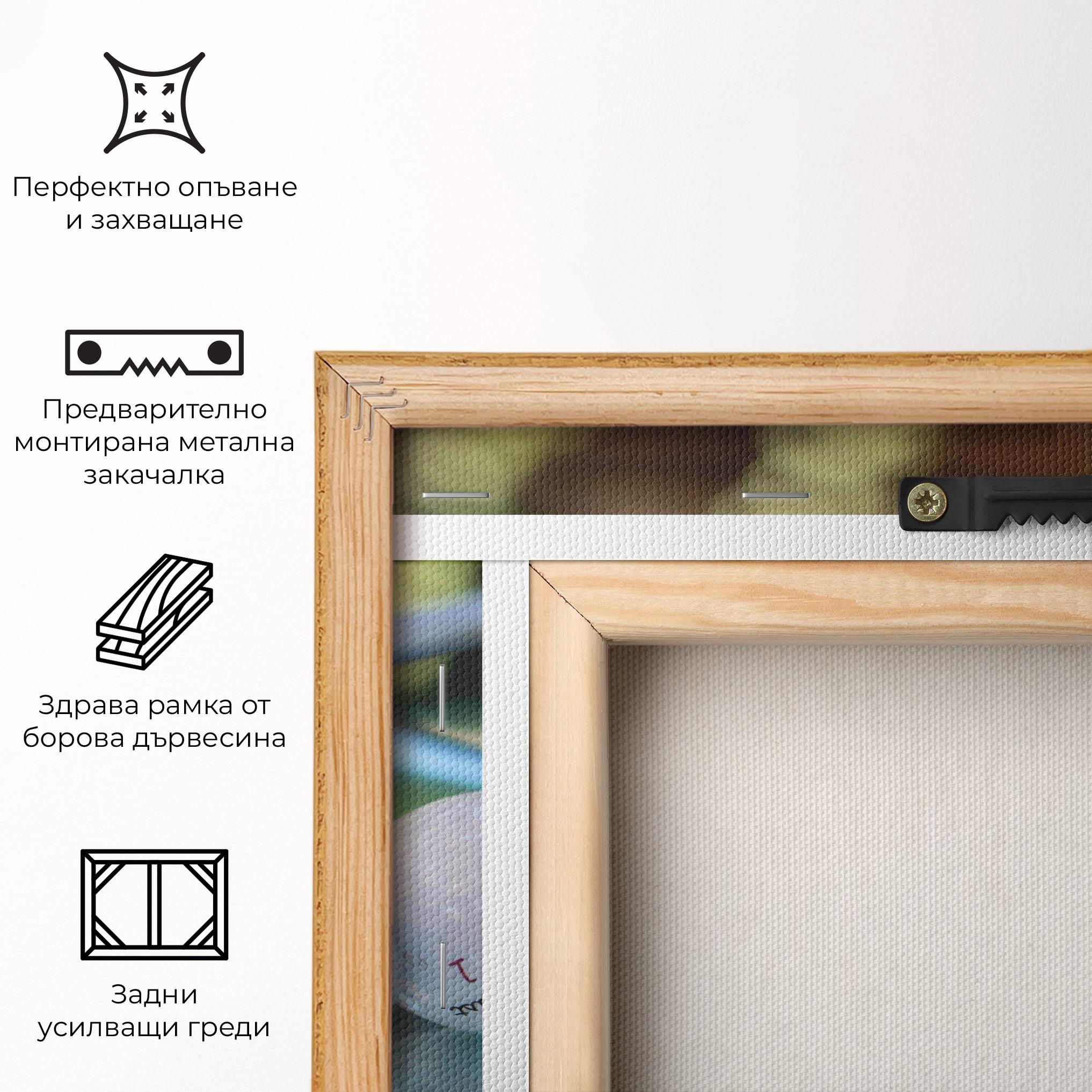 Картина на платно Golf Balls Set mockup 5