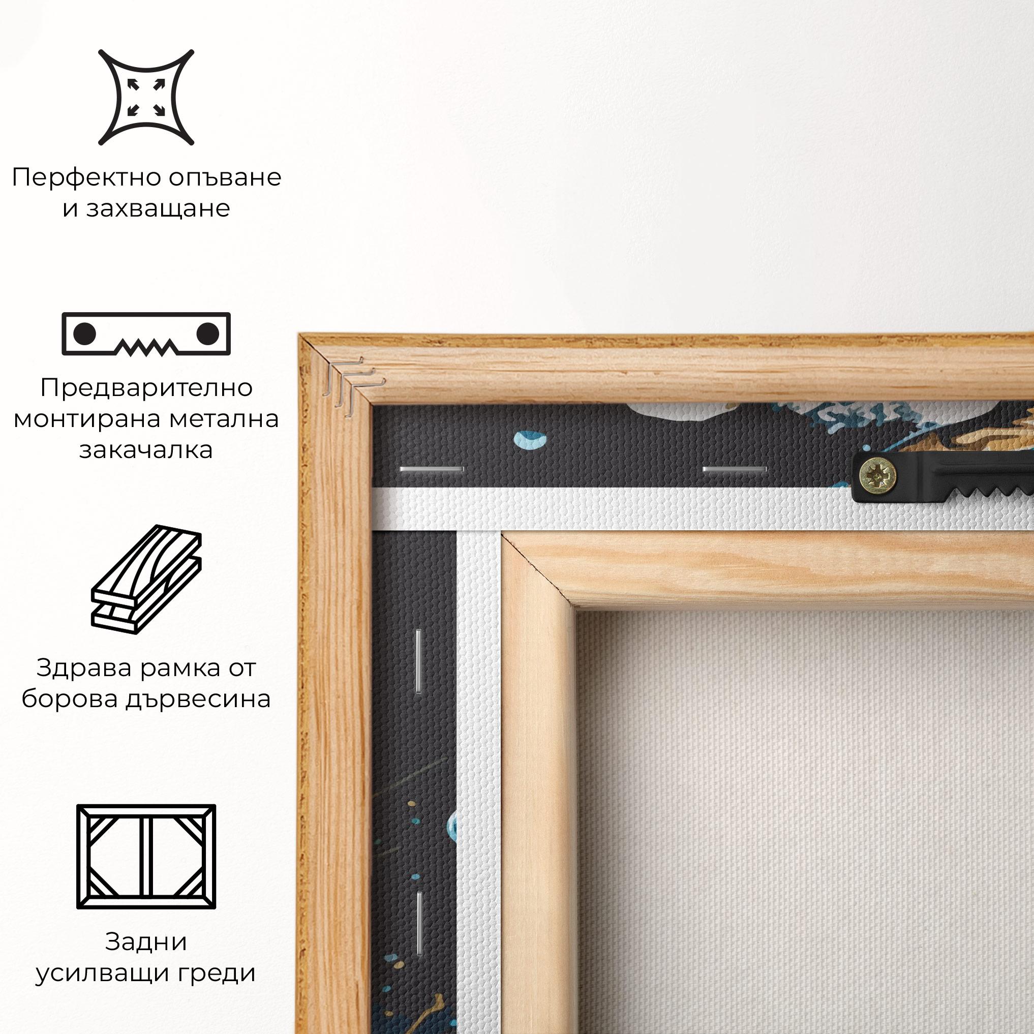 Картина на платно Golf On Grey mockup 5