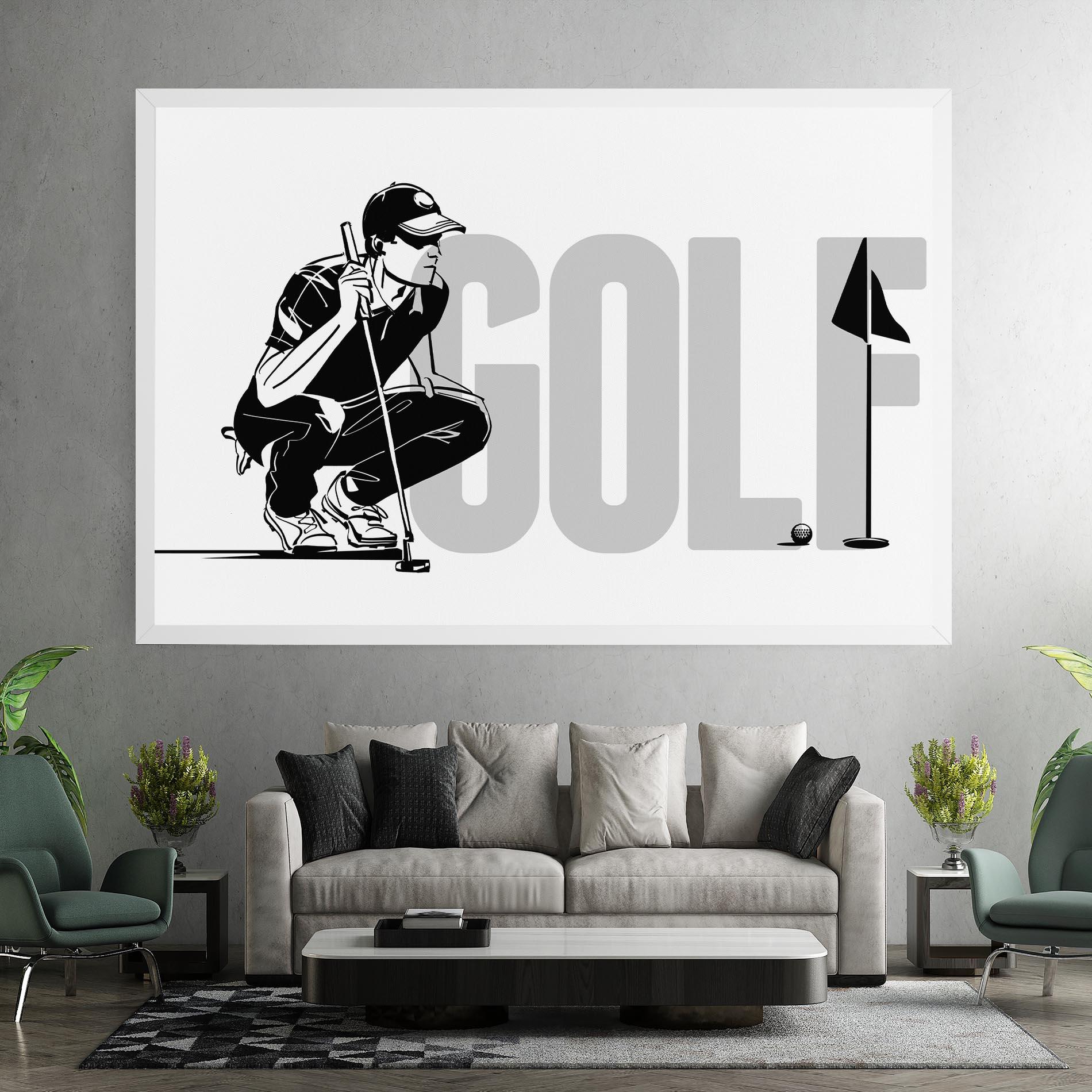 Картина на платно Golf mockup 7