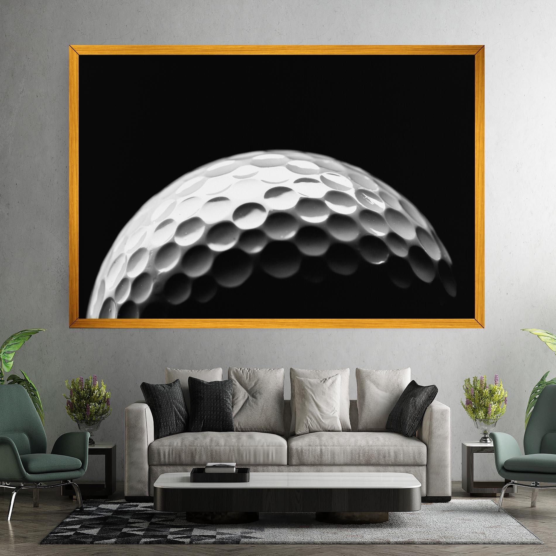 Картина на платно Golf Ball Close Up mockup 7
