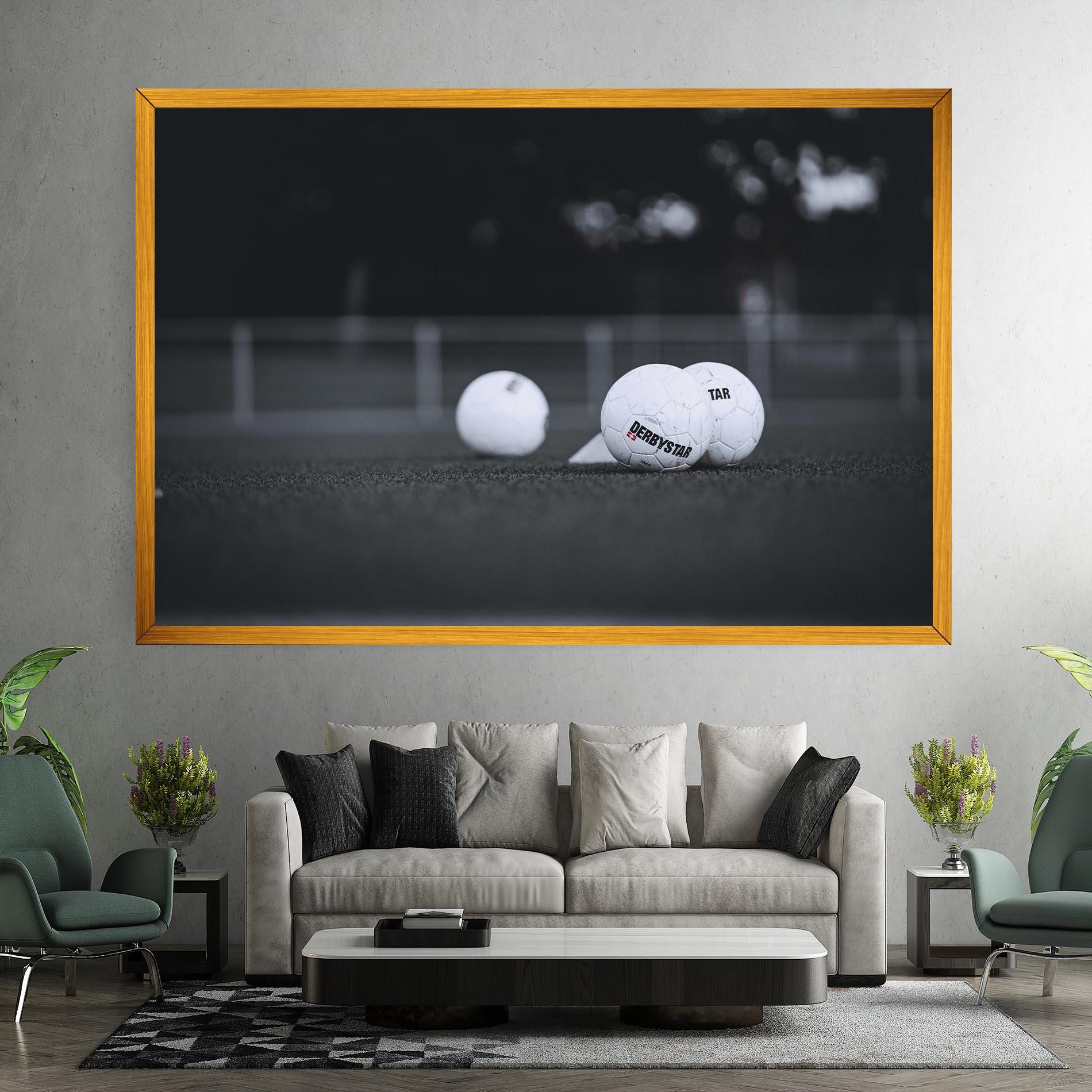 Картина на платно Golf Ball On Grey mockup 7