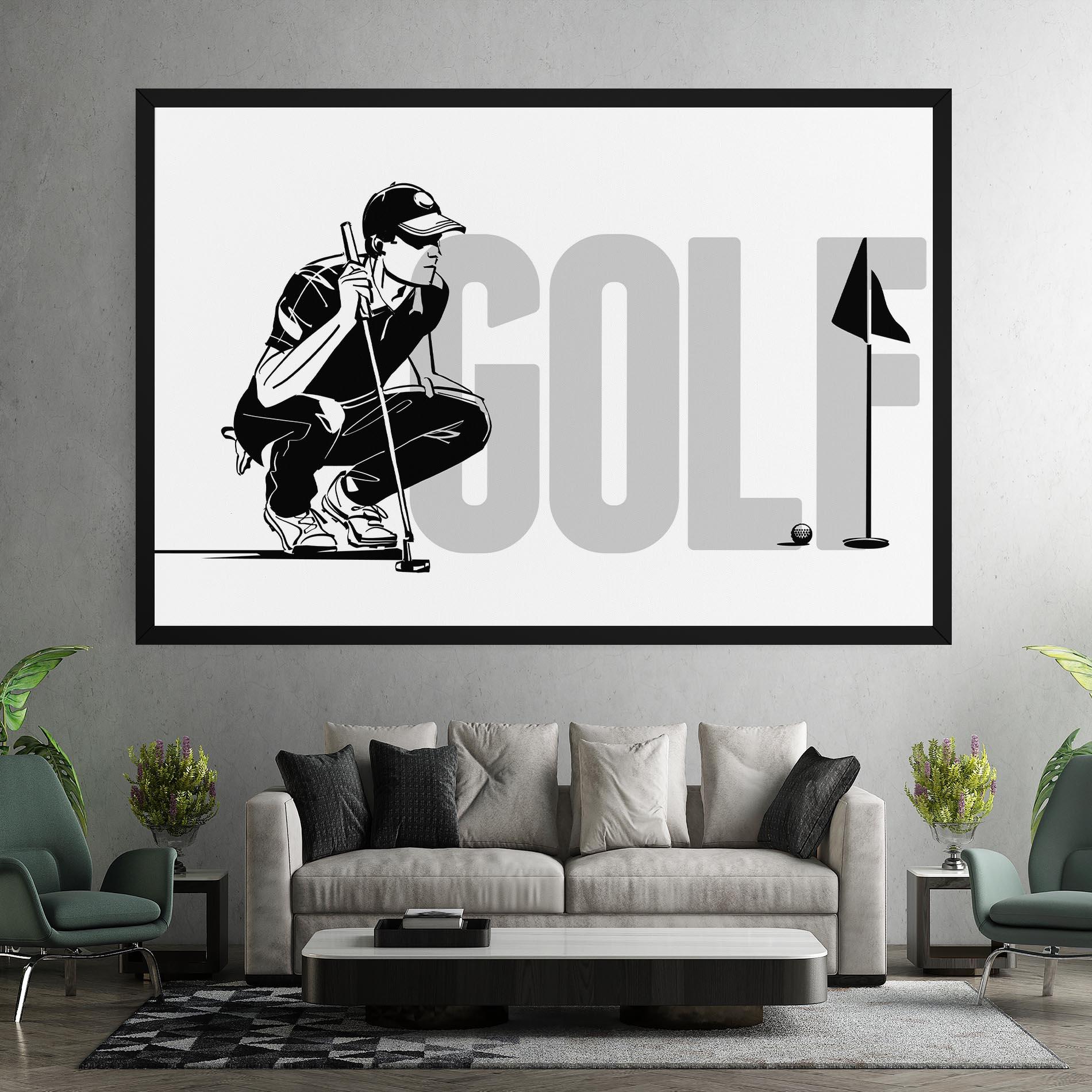 Картина на платно Golf mockup 7