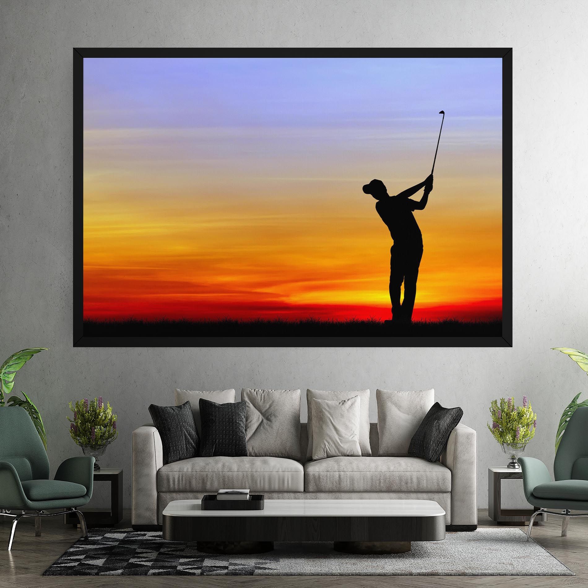 Playing Golf Sunrise mockup 7