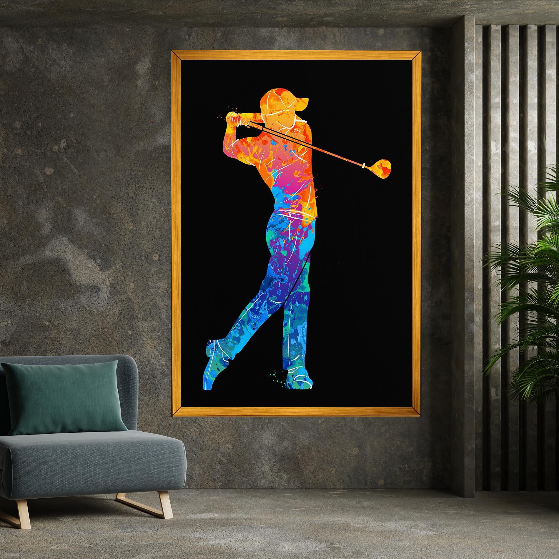 Картина на платно Color Mix Golf mockup 7