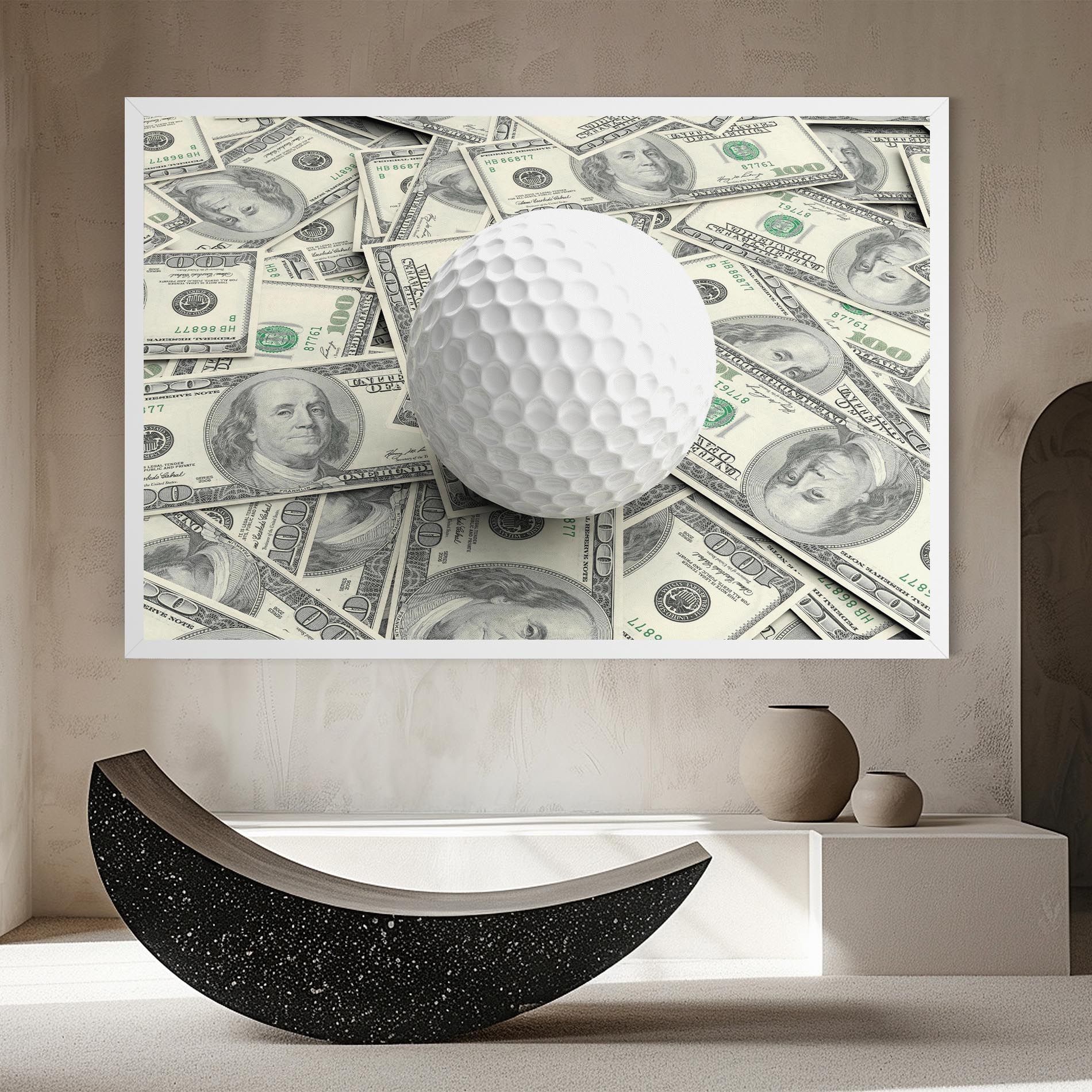 3d Golf Ball mockup 8