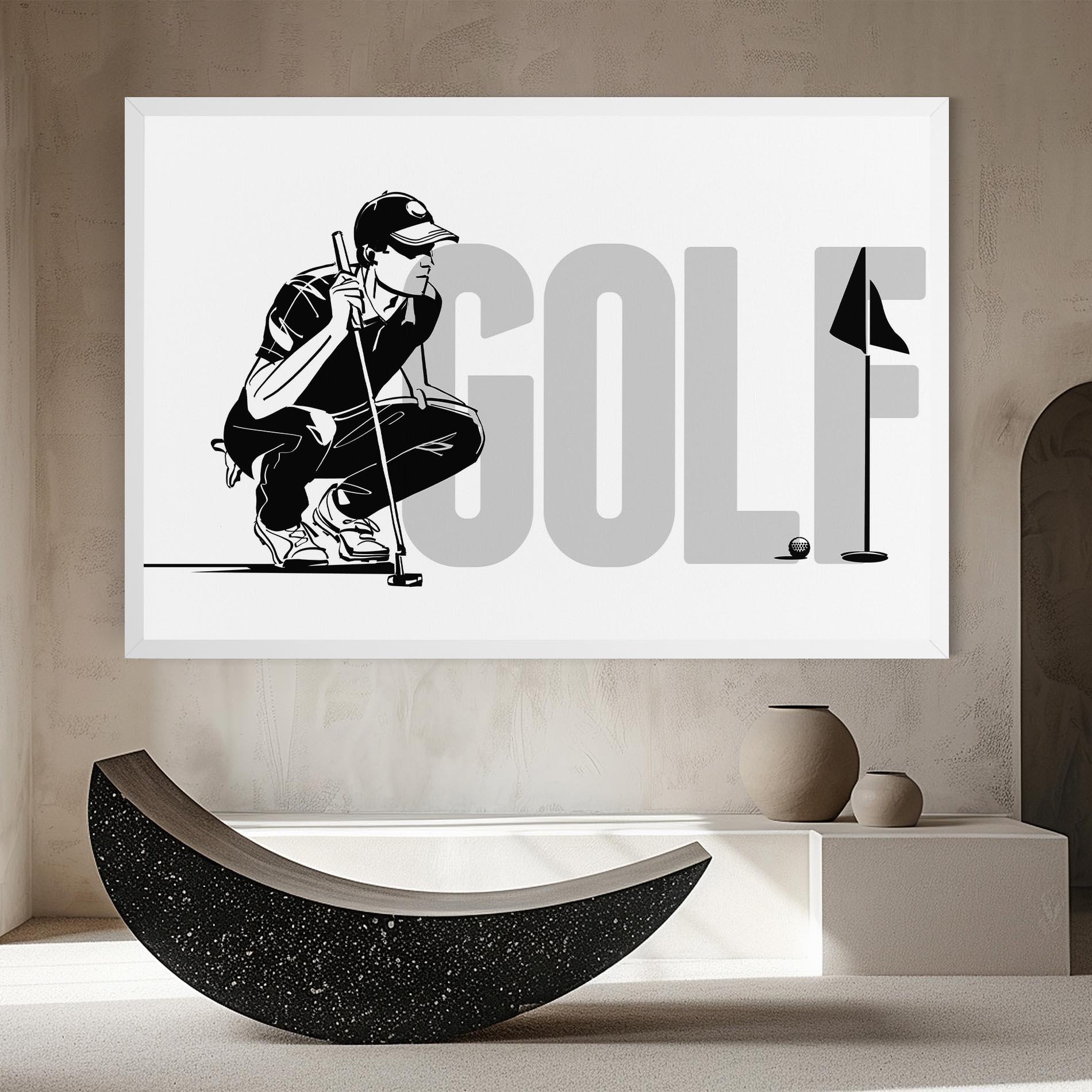 Картина на платно Golf mockup 8