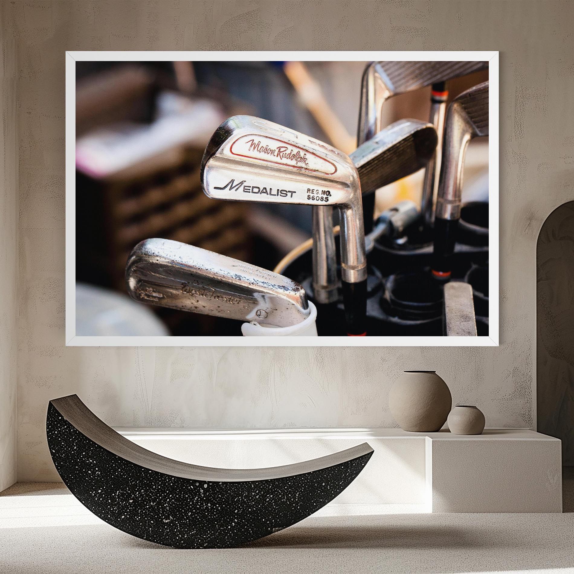 Silver Golf Club mockup 8