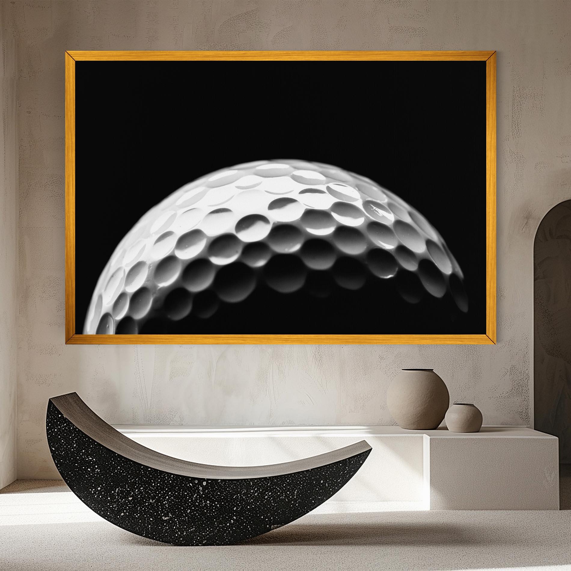 Картина на платно Golf Ball Close Up mockup 8