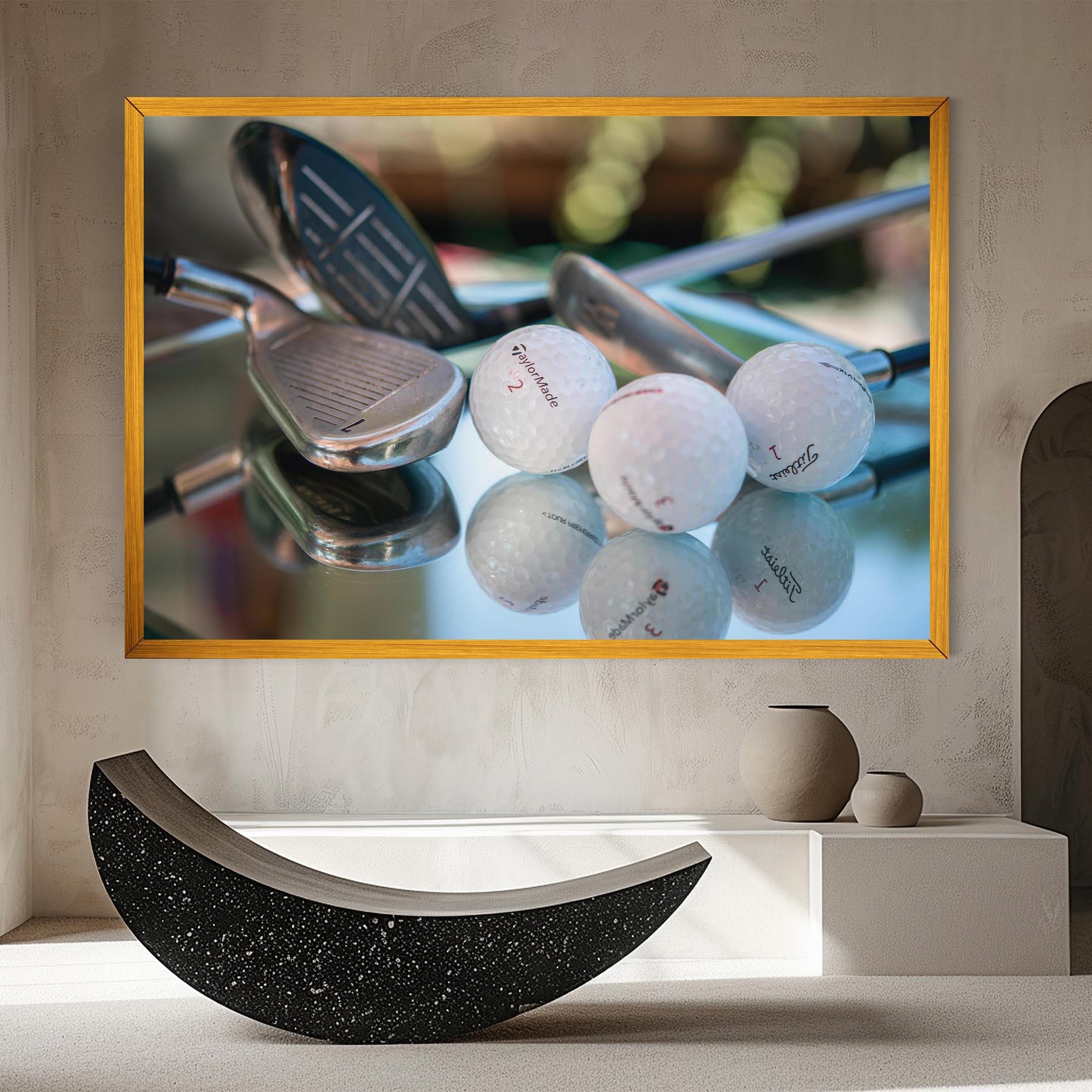 Картина на платно Golf Balls Set mockup 8