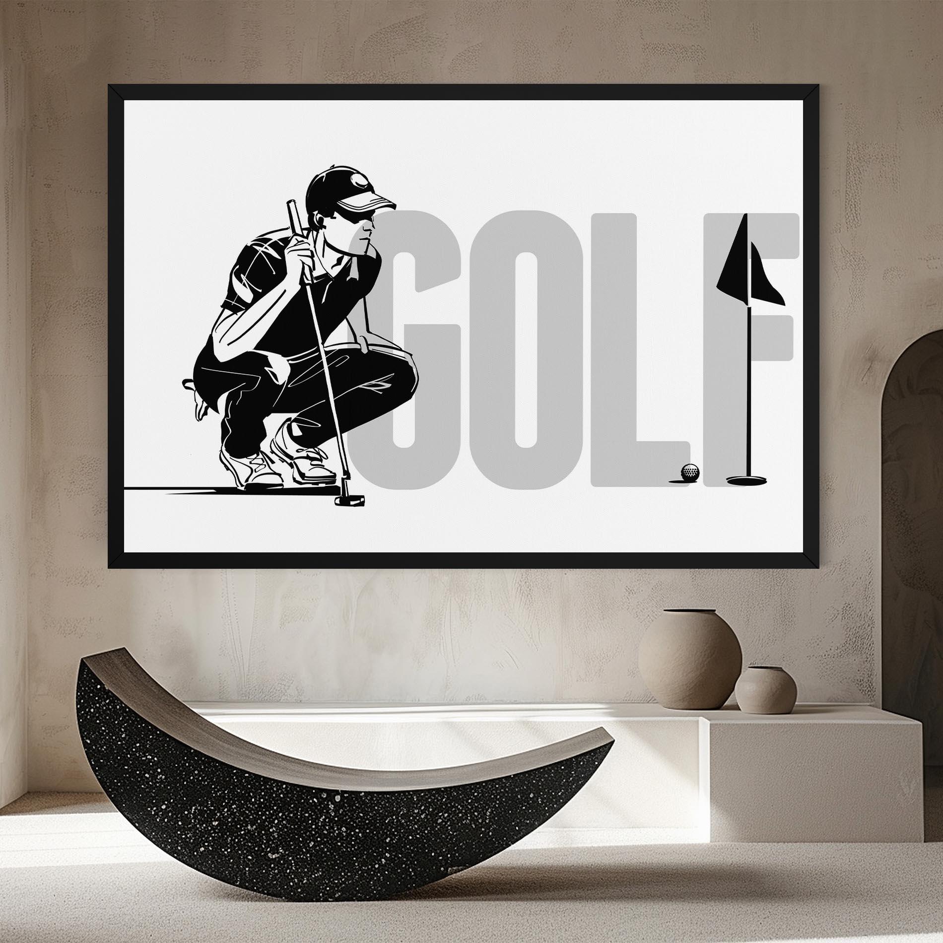 Картина на платно Golf mockup 8