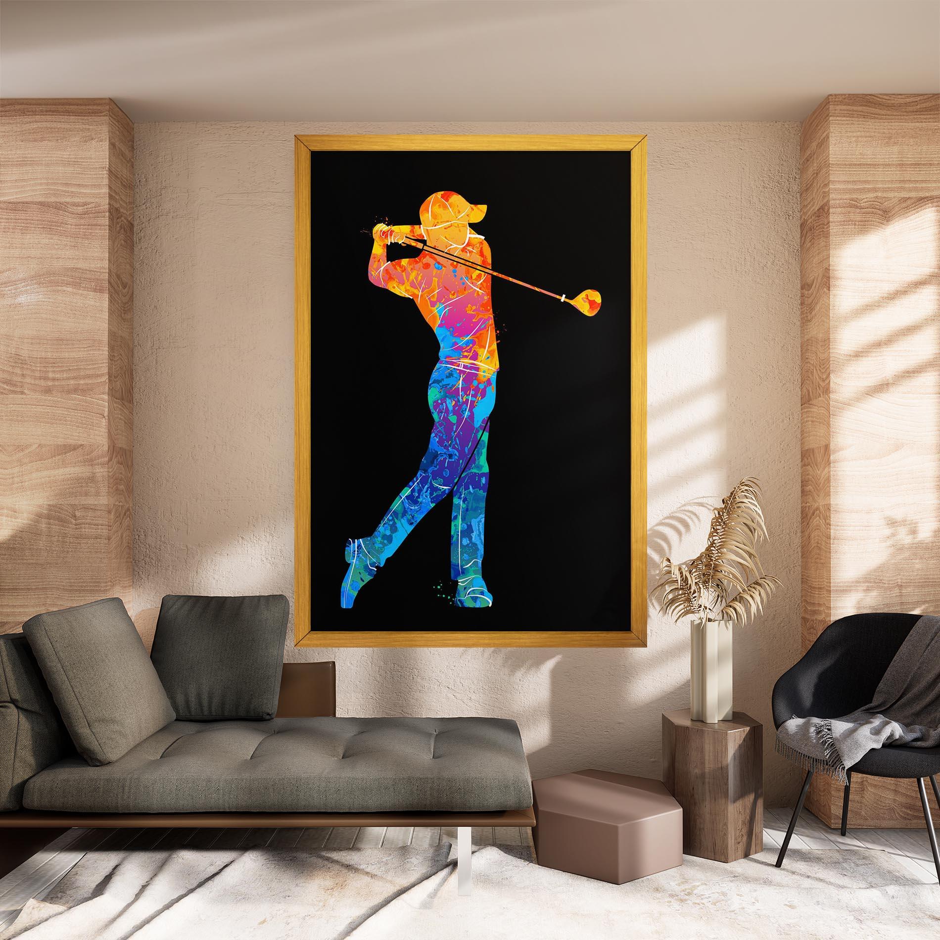 Картина на платно Color Mix Golf mockup 8