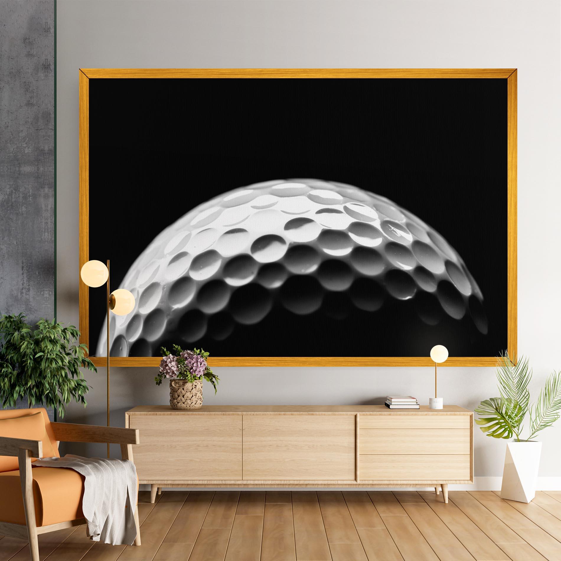 Картина на платно Golf Ball Close Up mockup 9