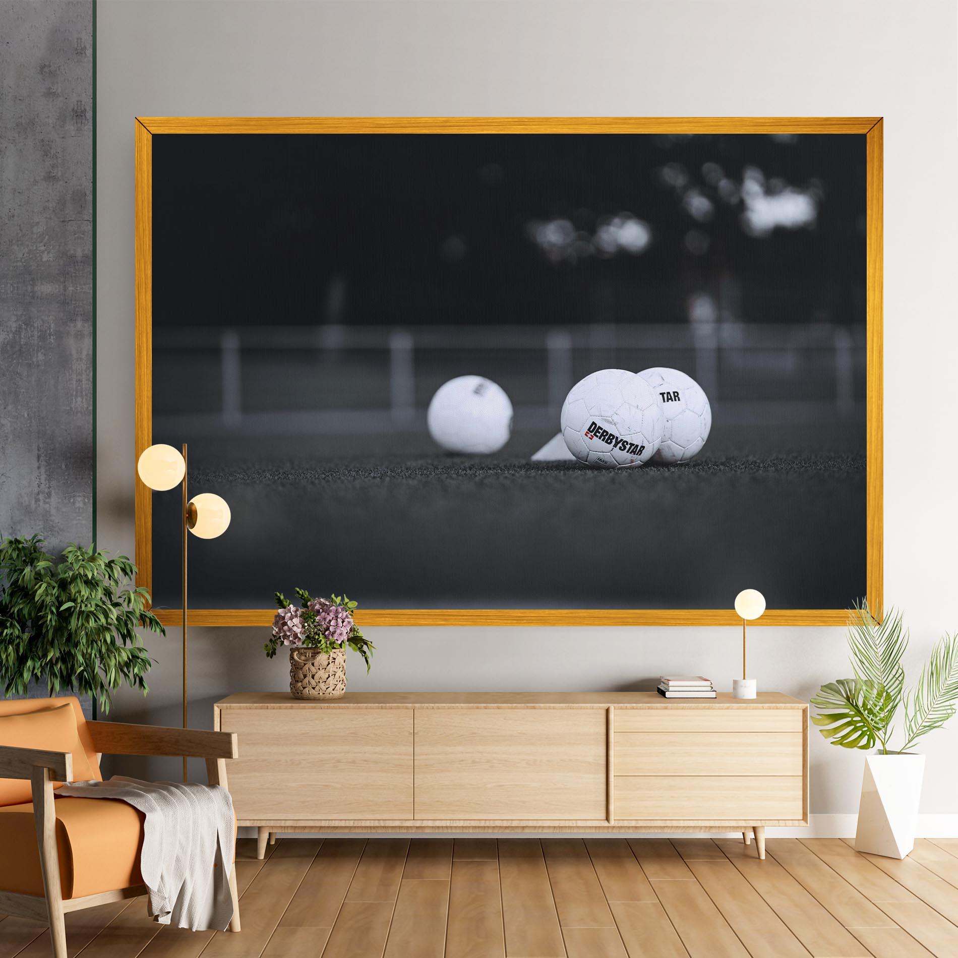 Картина на платно Golf Ball On Grey mockup 9
