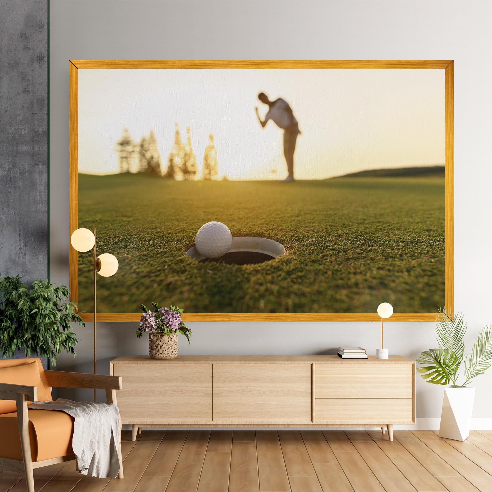 Картина на платно Golfer Concept mockup 9