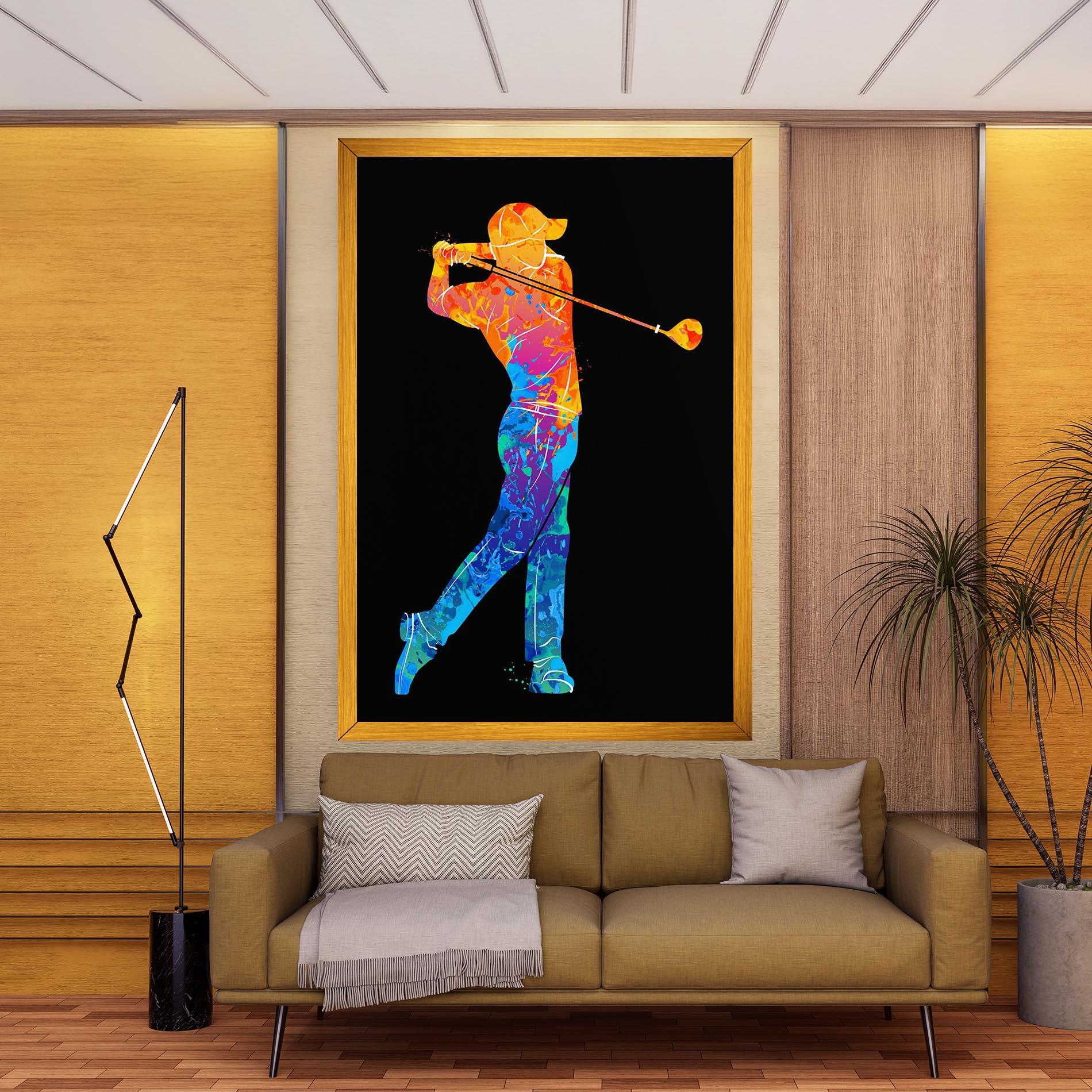 Картина на платно Color Mix Golf mockup 9