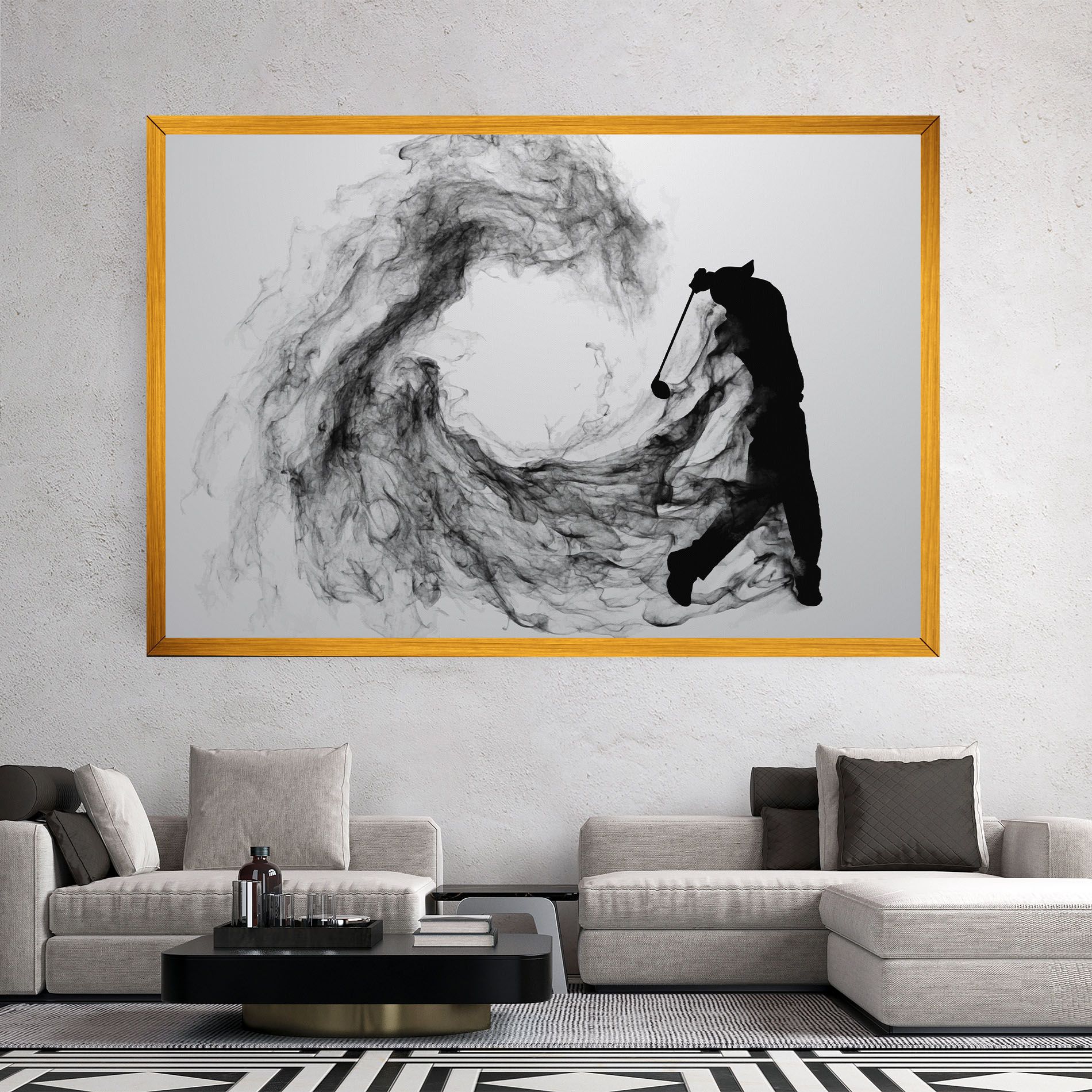 Black Smoke Golf mockup 2