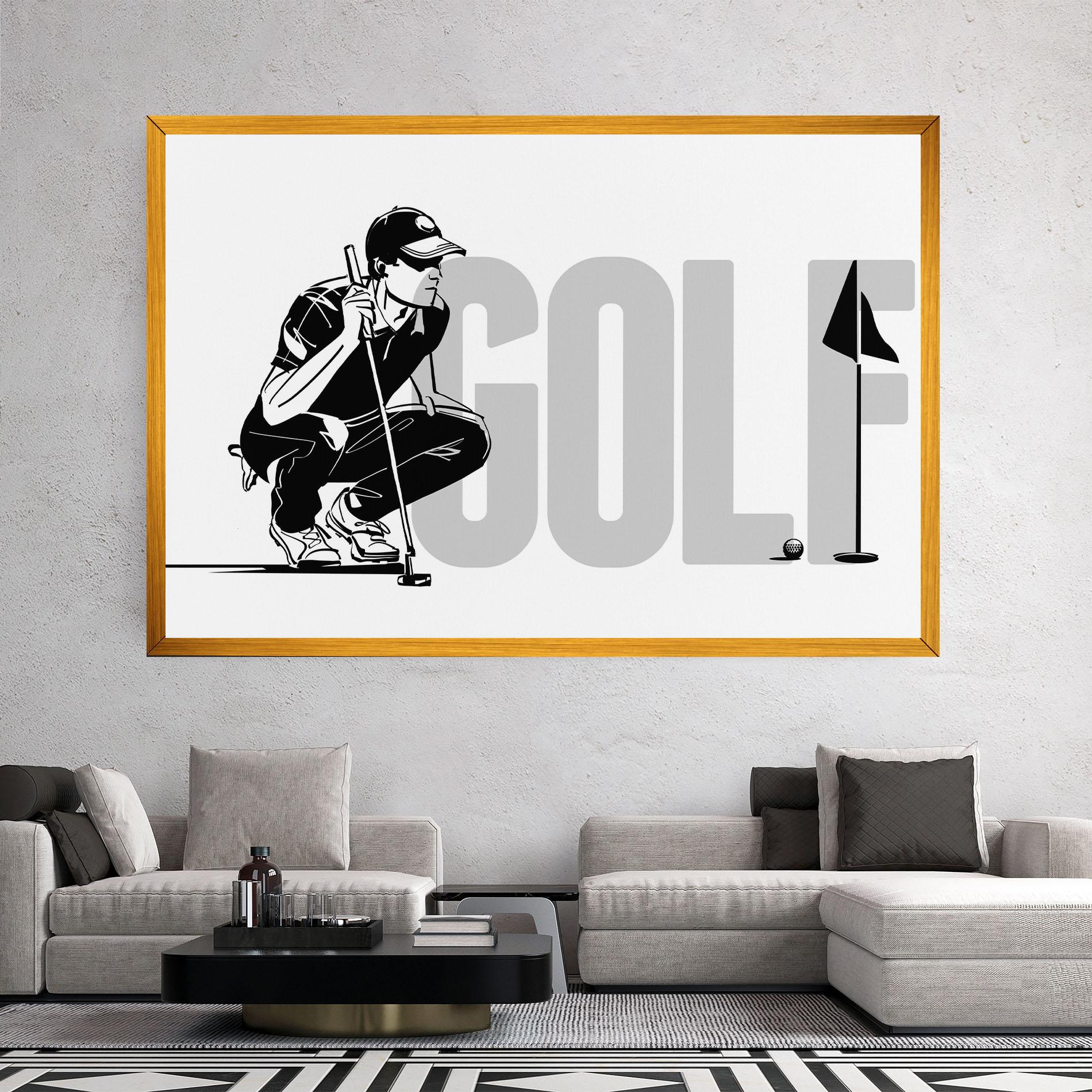 Картина на платно Golf mockup 2