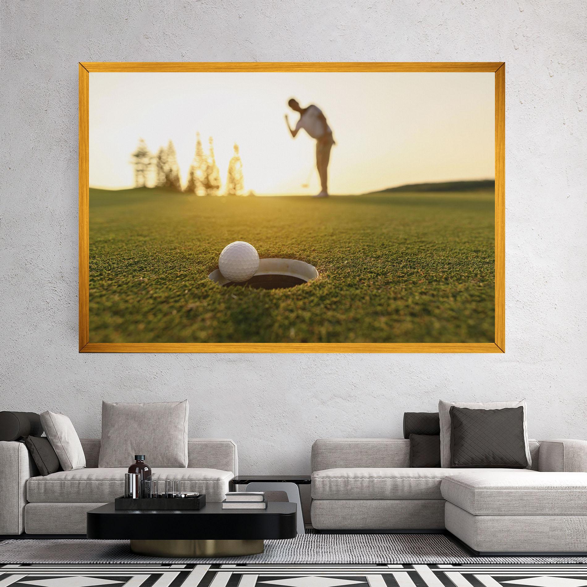 Картина на платно Golfer Concept mockup 2