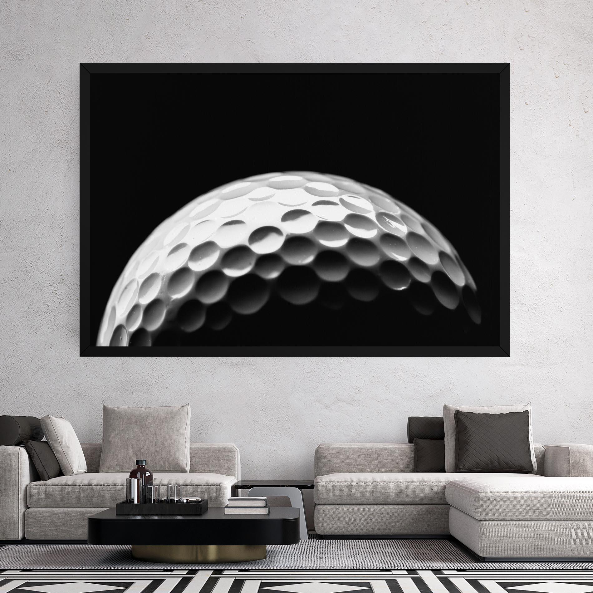 Картина на платно Golf Ball Close Up mockup 2