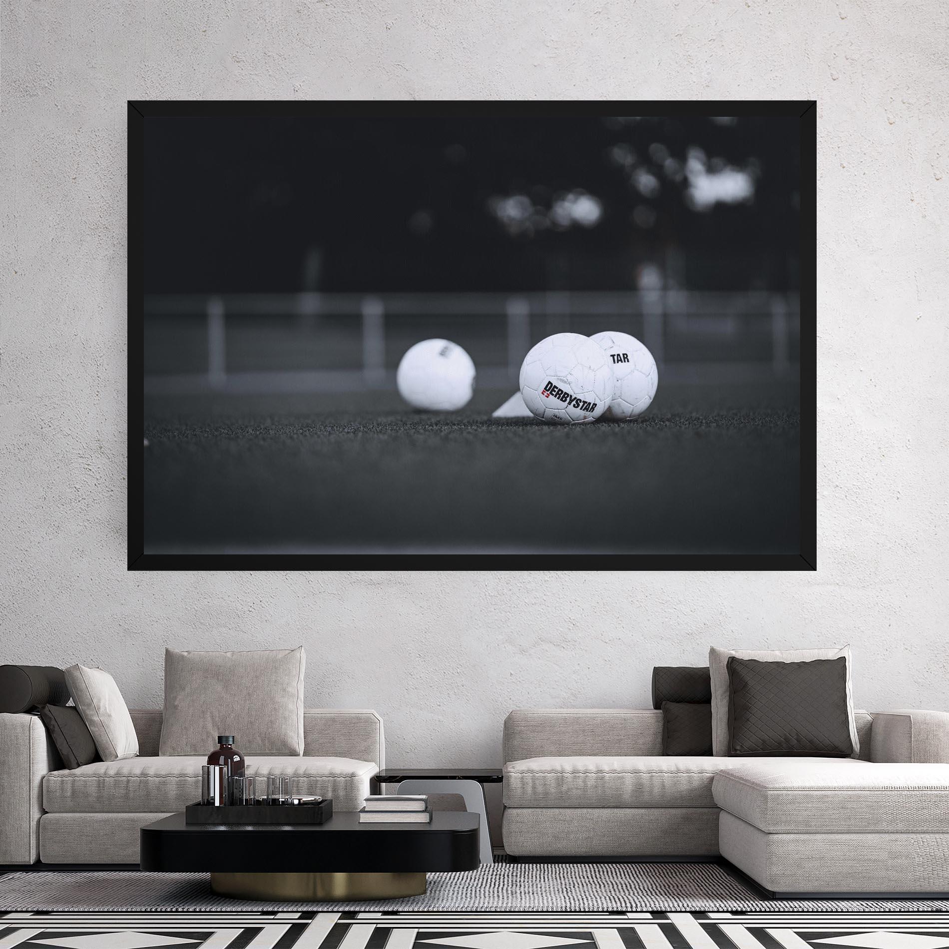 Картина на платно Golf Ball On Grey mockup 2