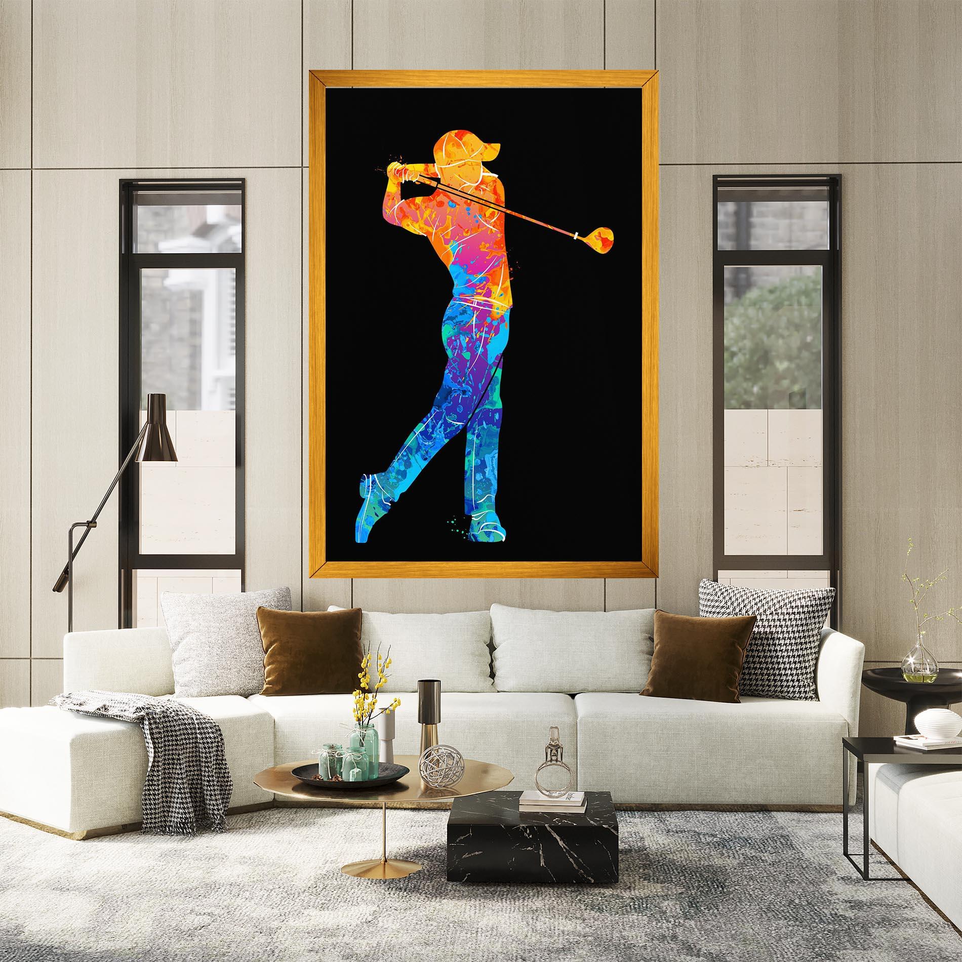 Картина на платно Color Mix Golf mockup 2